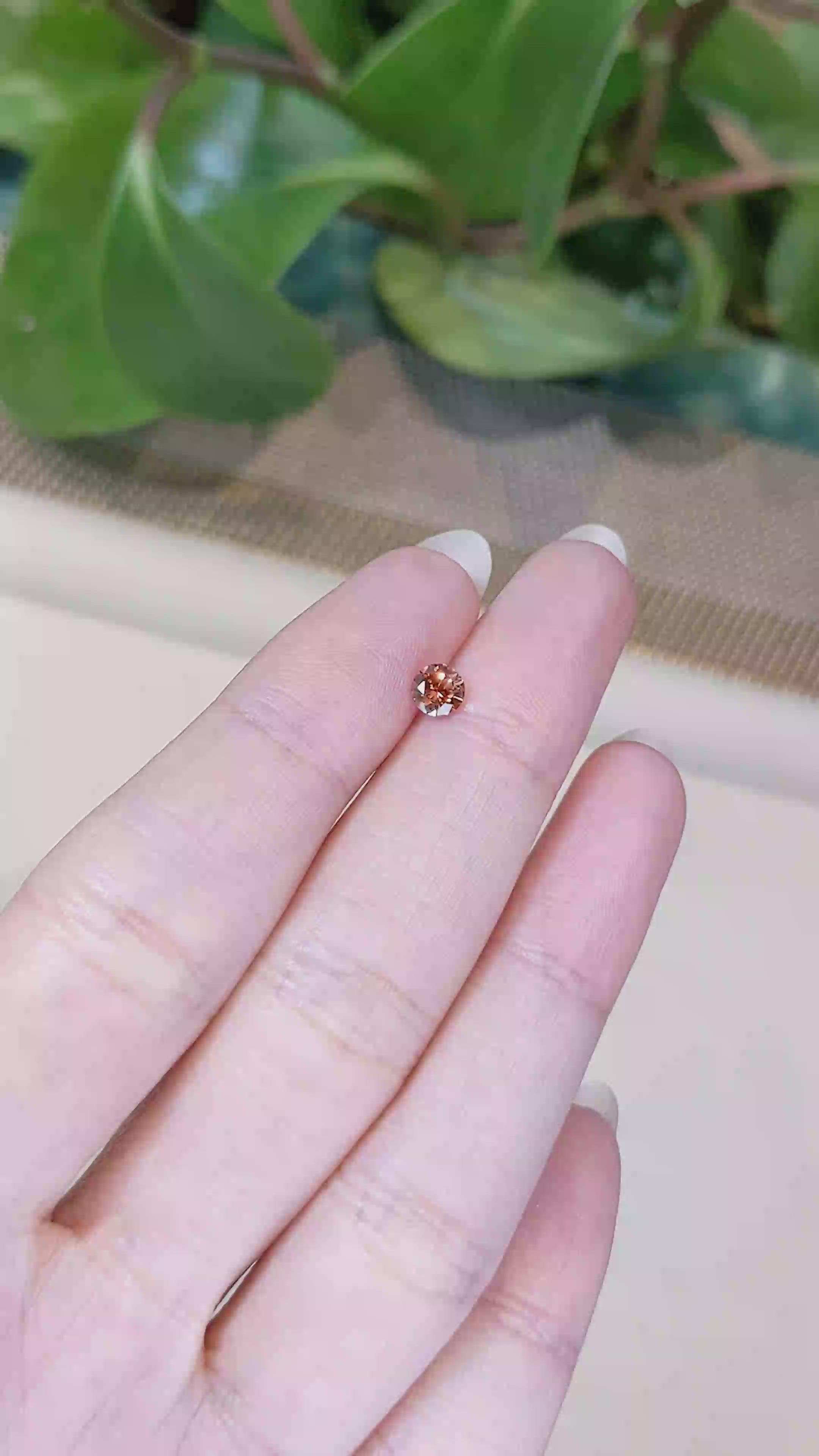 0.48 Ct. Bi Color Sapphire from Montana Size Video