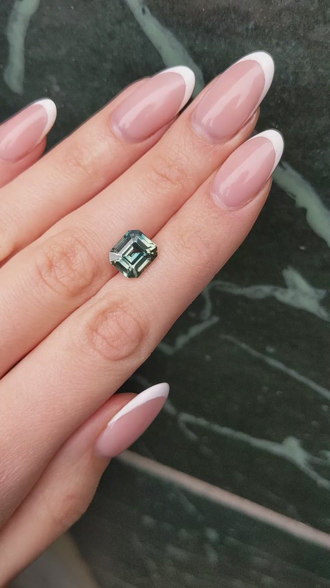 3.00 Ct. Green Sapphire from Madagascar Size Video