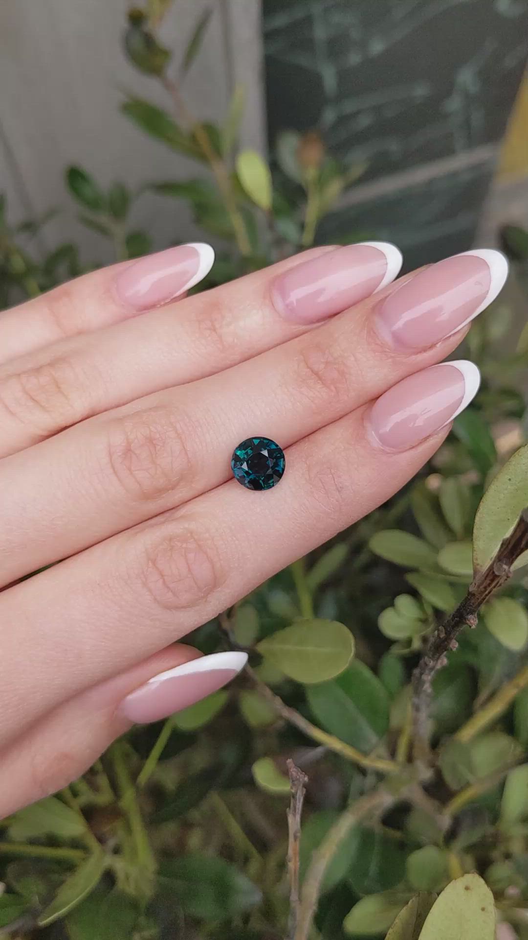 3.05 Ct. Greenish Blue Sapphire from Madagascar Size Video