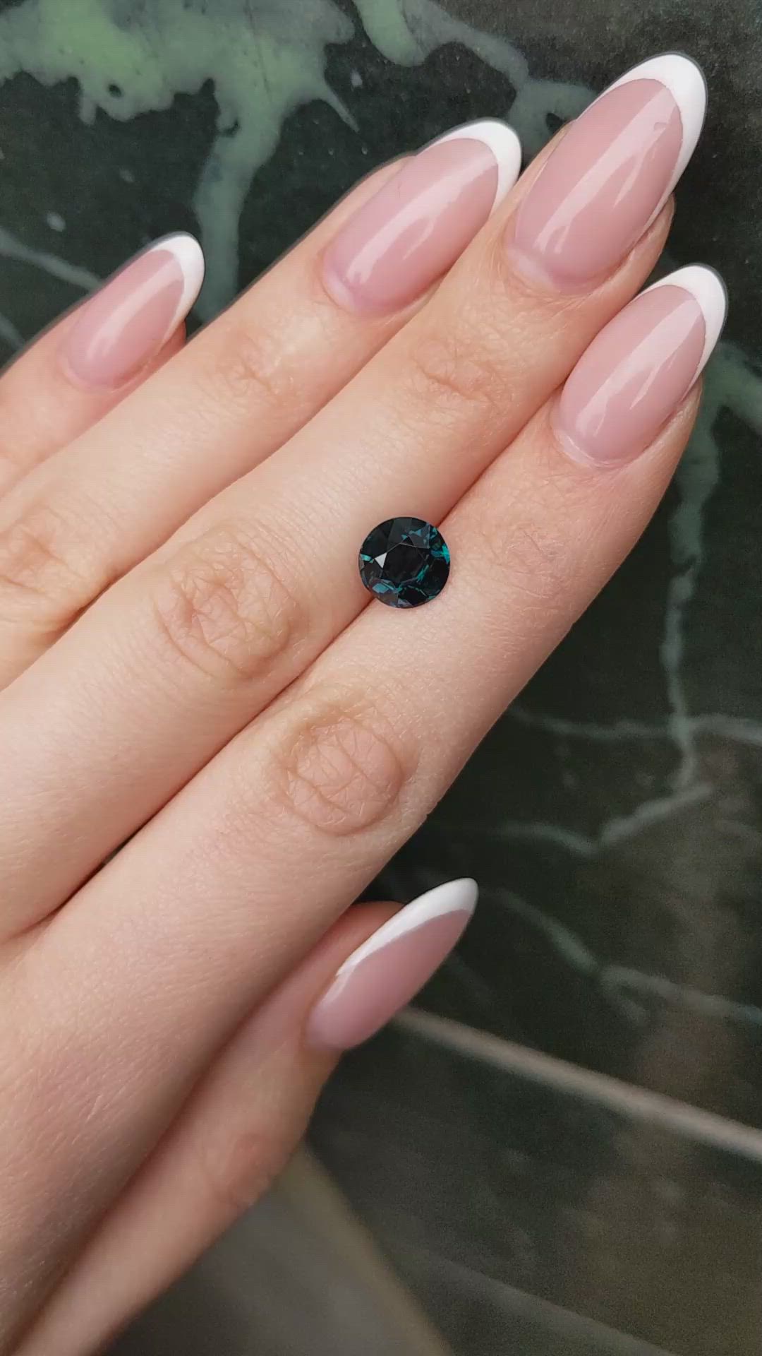 3.05 Ct. Greenish Blue Sapphire from Madagascar Size Video