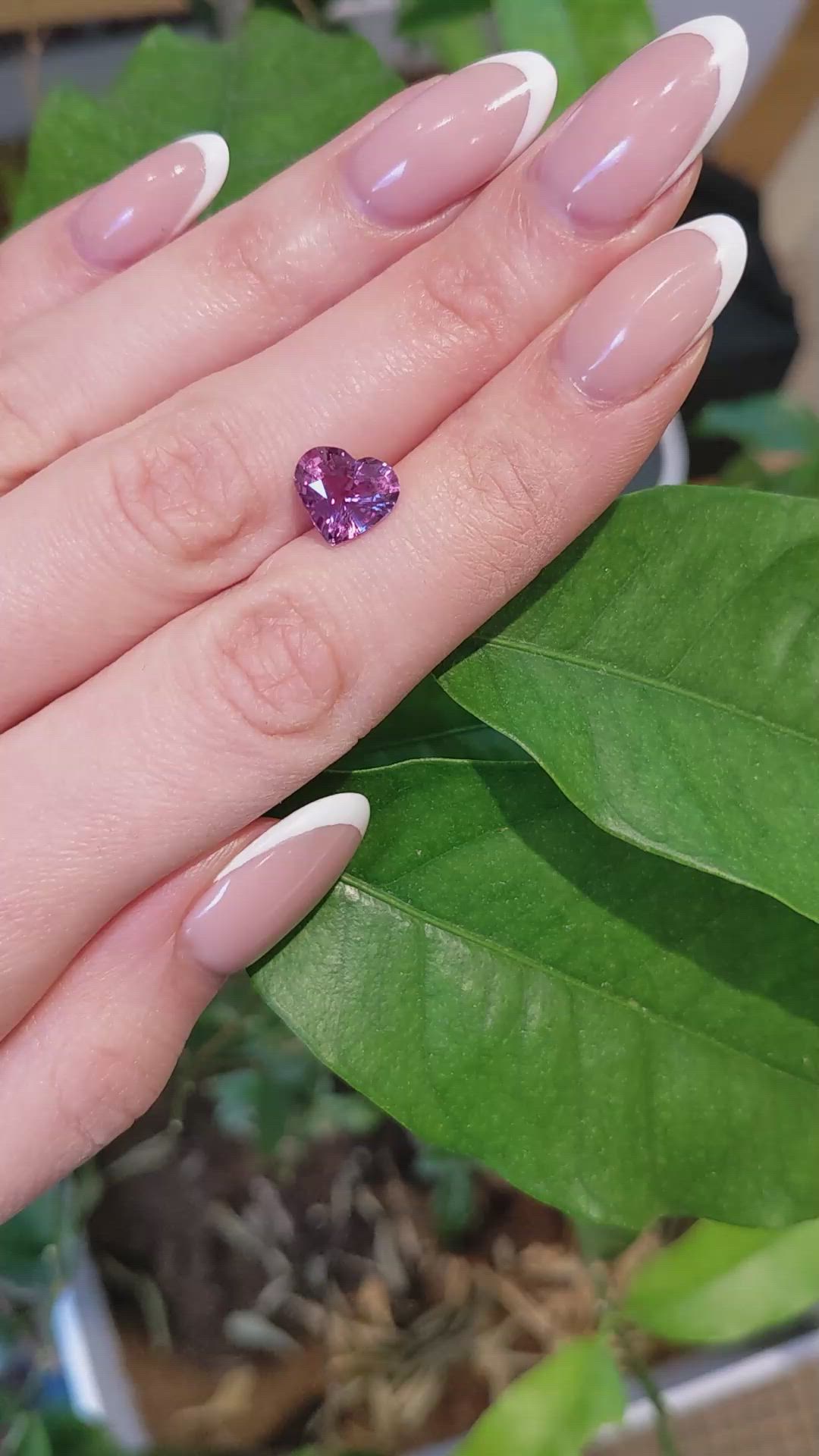 2.99 Ct. Pink Sapphire from Ceylon (Sri Lanka) Size Video
