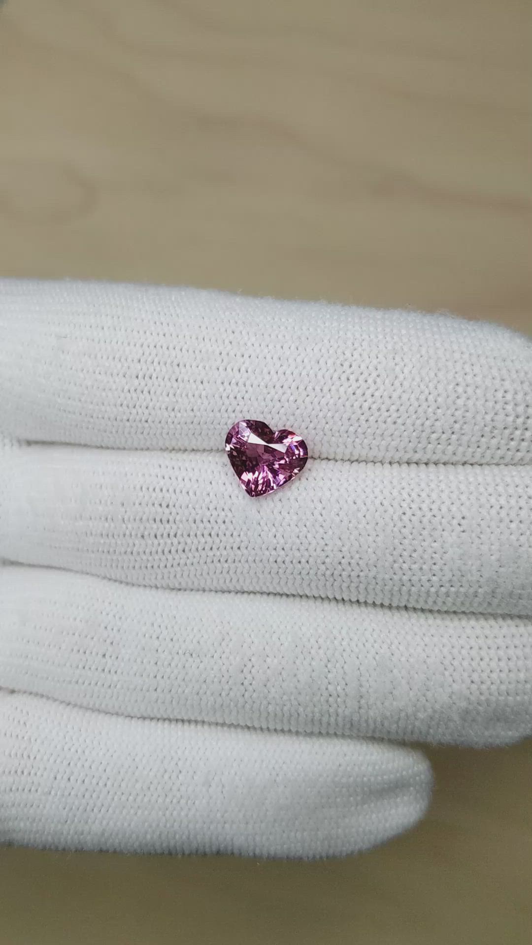 2.99 Ct. Pink Sapphire from Ceylon (Sri Lanka) Size Video