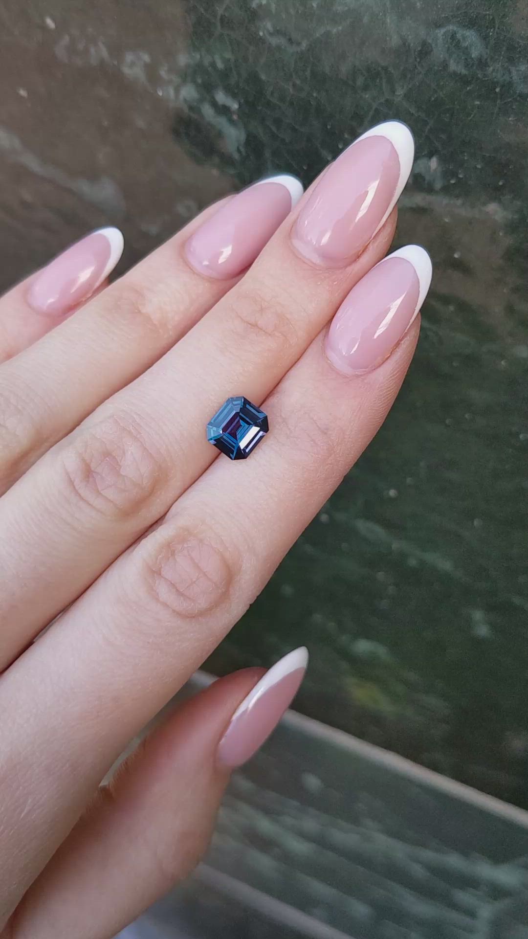 2.43 Ct. Bluish Purple Sapphire from Ceylon (Sri Lanka) Size Video