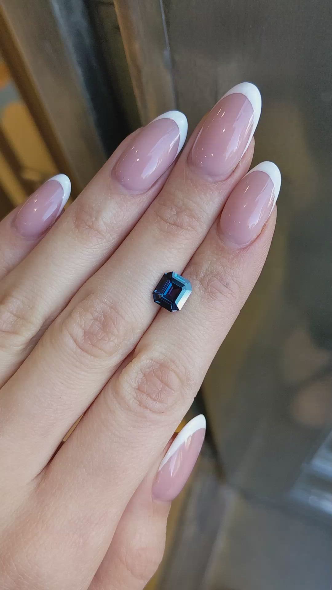 2.43 Ct. Bluish Purple Sapphire from Ceylon (Sri Lanka) Size Video