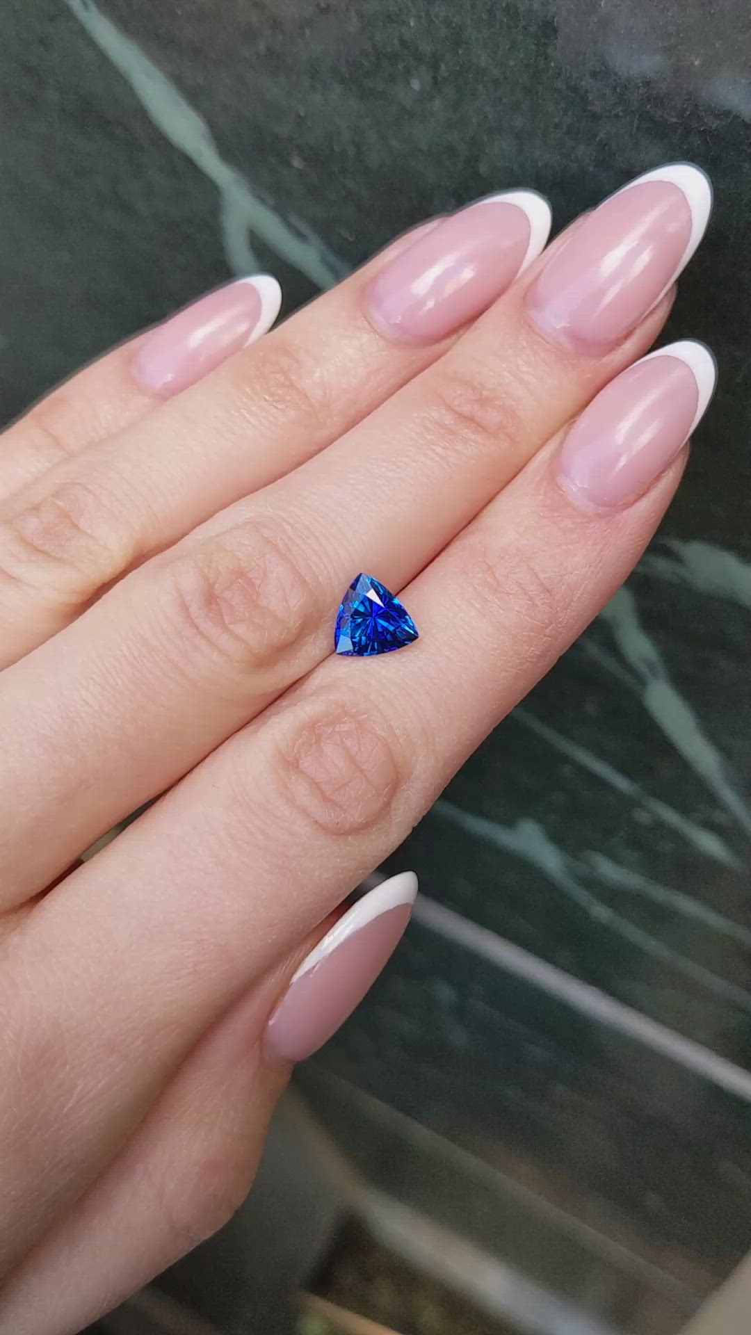2.30 Ct. Blue Sapphire from Ceylon (Sri Lanka) Size Video