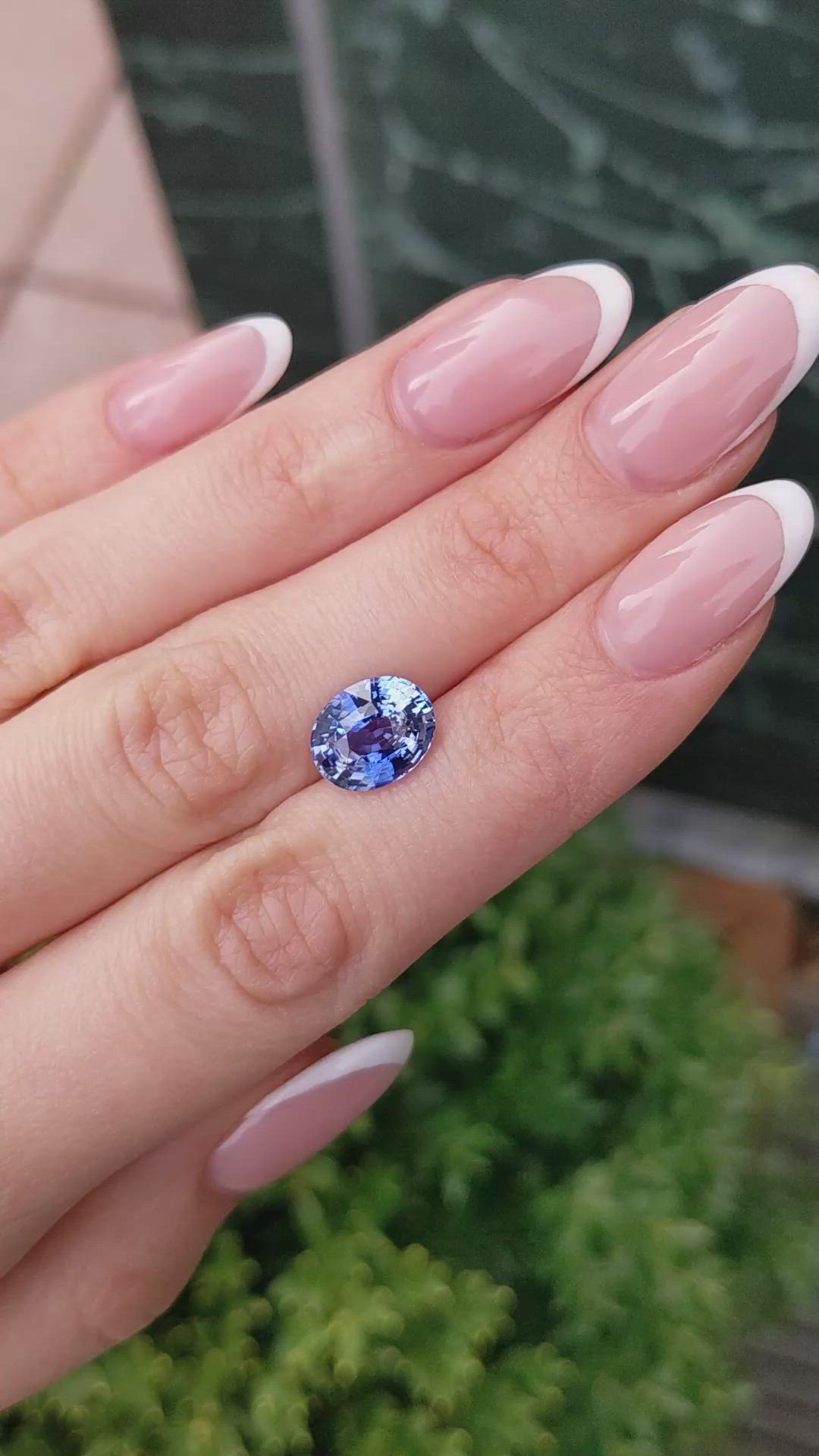 5.05 Ct. Blue Sapphire from Ceylon (Sri Lanka) Size Video
