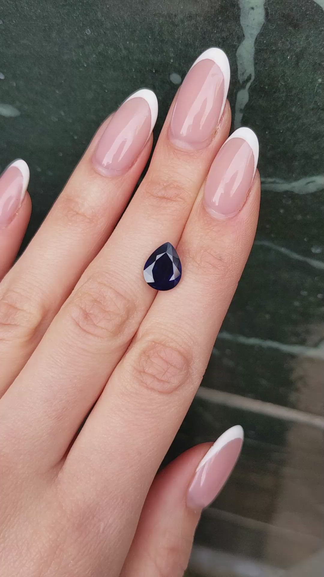 4.19 Ct. Blue Sapphire from Ceylon (Sri Lanka) Size Video