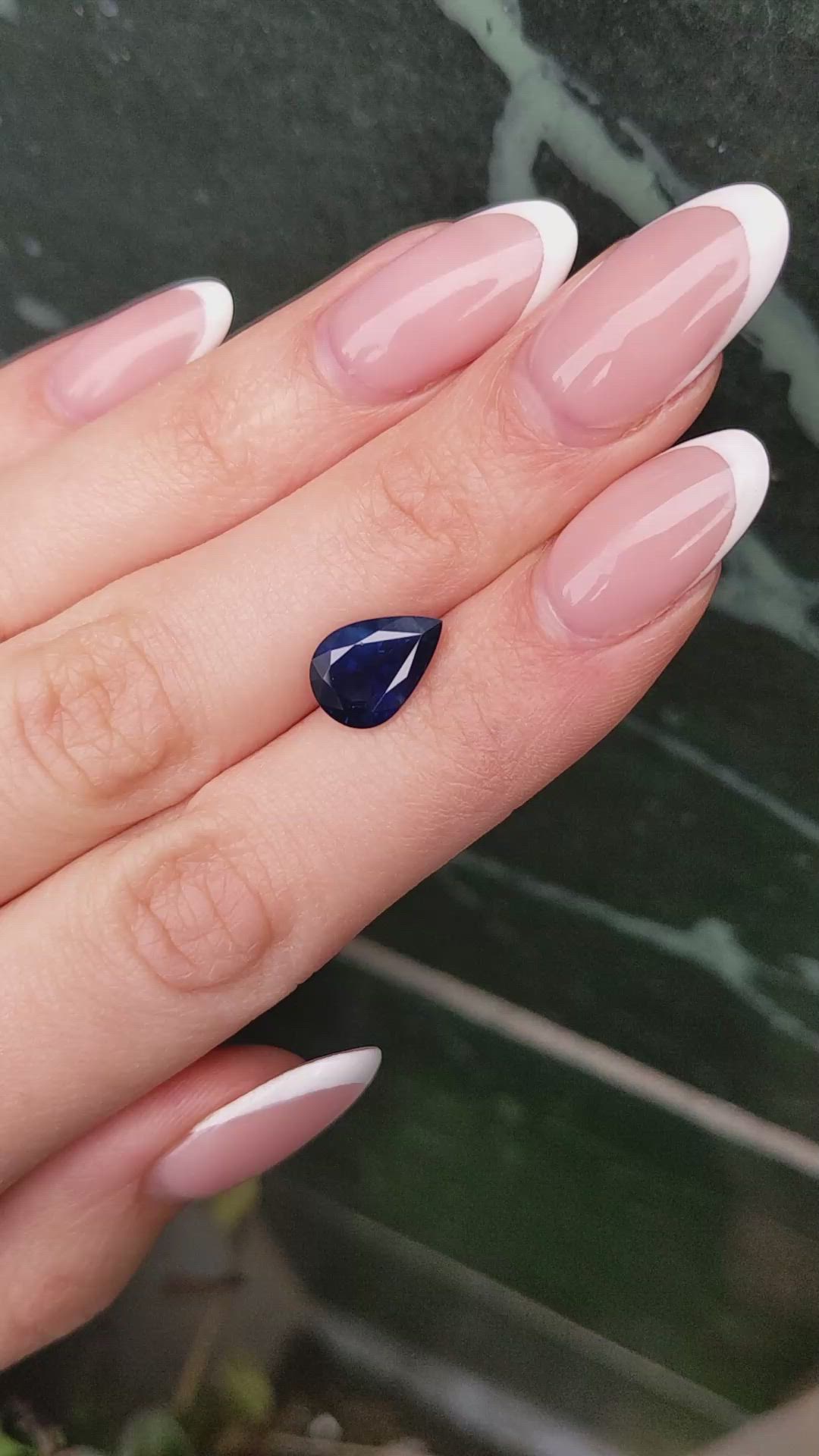 3.54 Ct. Blue Sapphire from Ceylon (Sri Lanka) Size Video