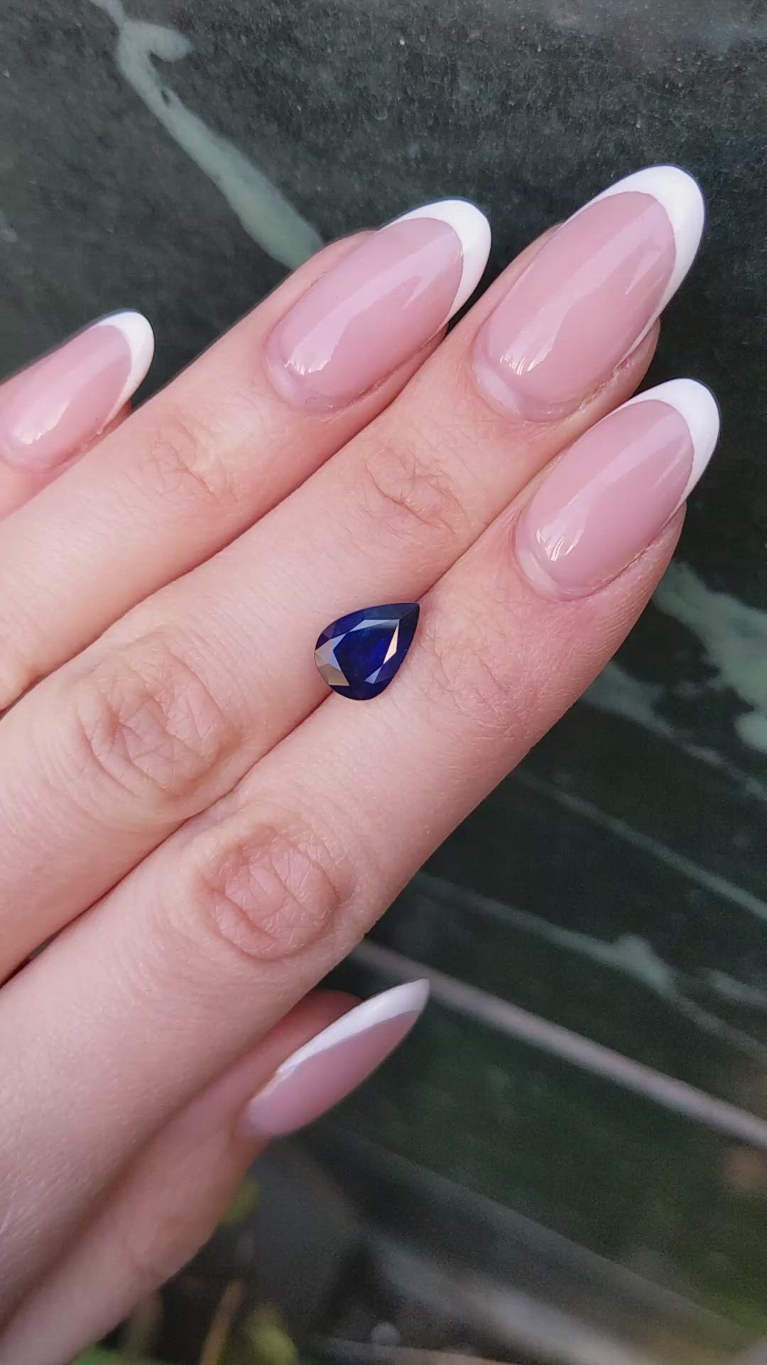 2.66 Ct. Blue Sapphire from Ceylon (Sri Lanka) Size Video