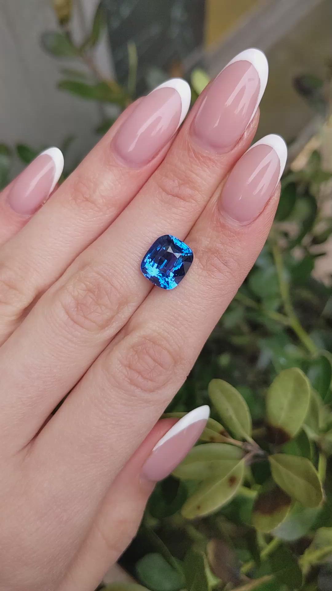 7.01 Ct. Blue Sapphire from Ceylon (Sri Lanka) Size Video