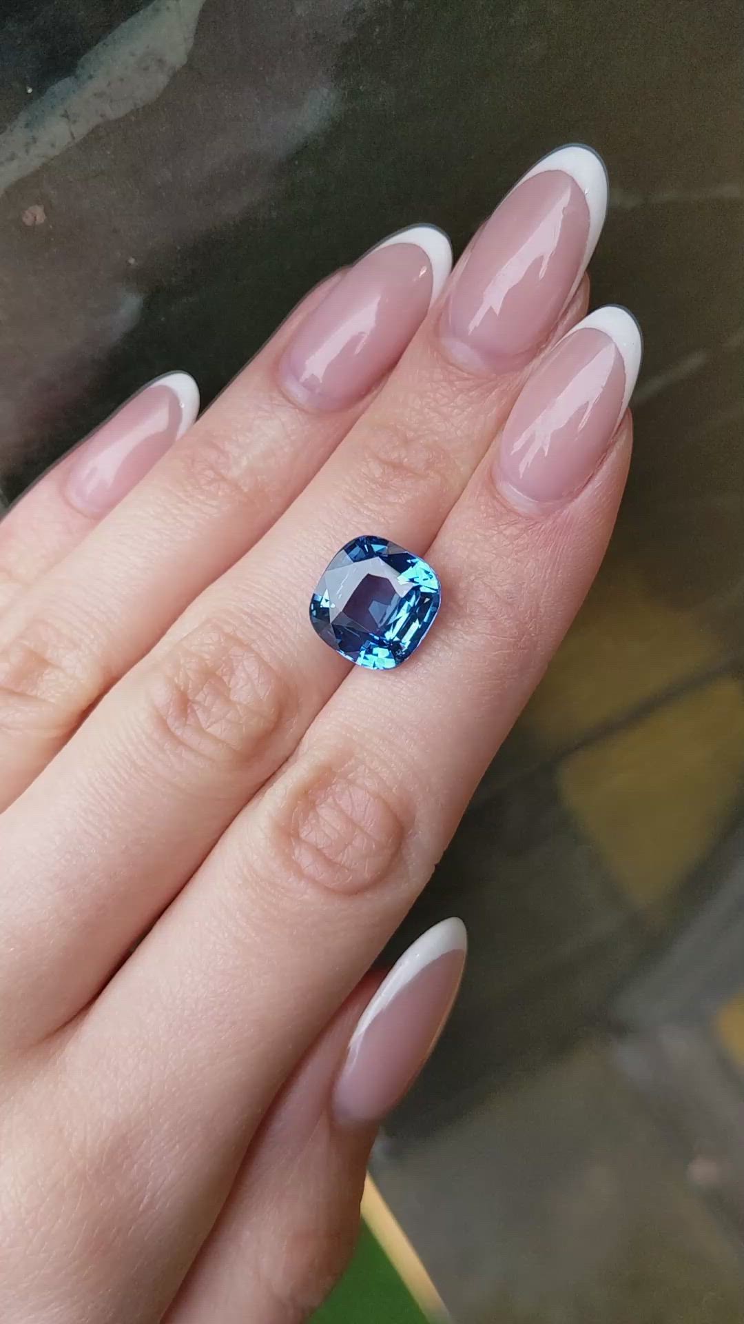 10.03 Ct. Blue Sapphire from Ceylon (Sri Lanka) Size Video