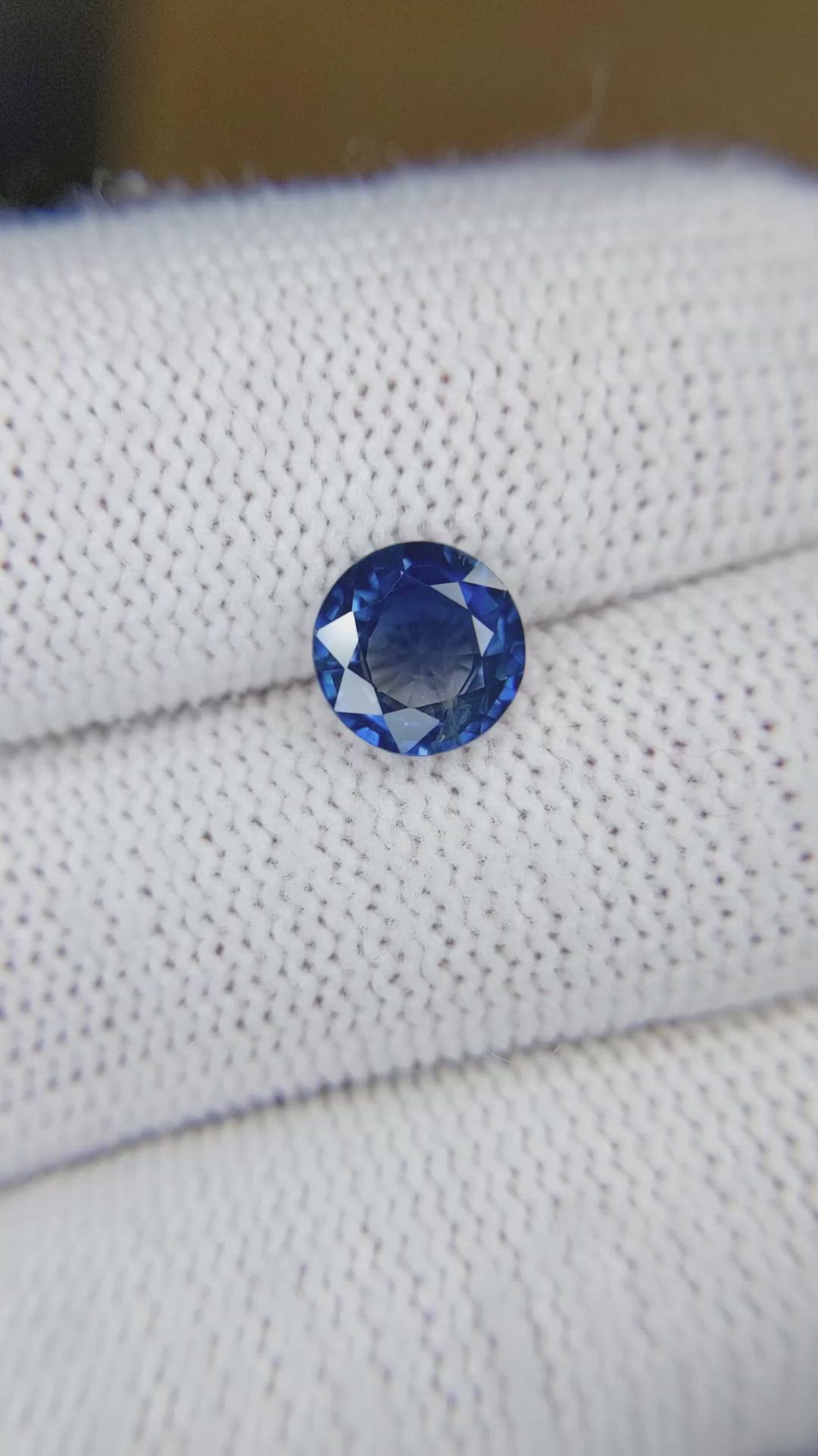 1.97 Ct. Blue Sapphire from Ceylon (Sri Lanka) Size Video