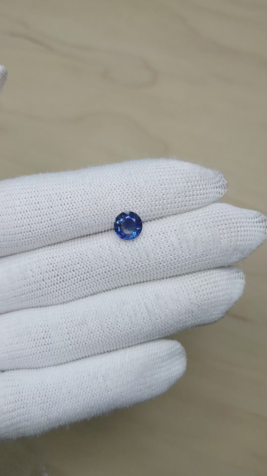 1.97 Ct. Blue Sapphire from Ceylon (Sri Lanka) Size Video