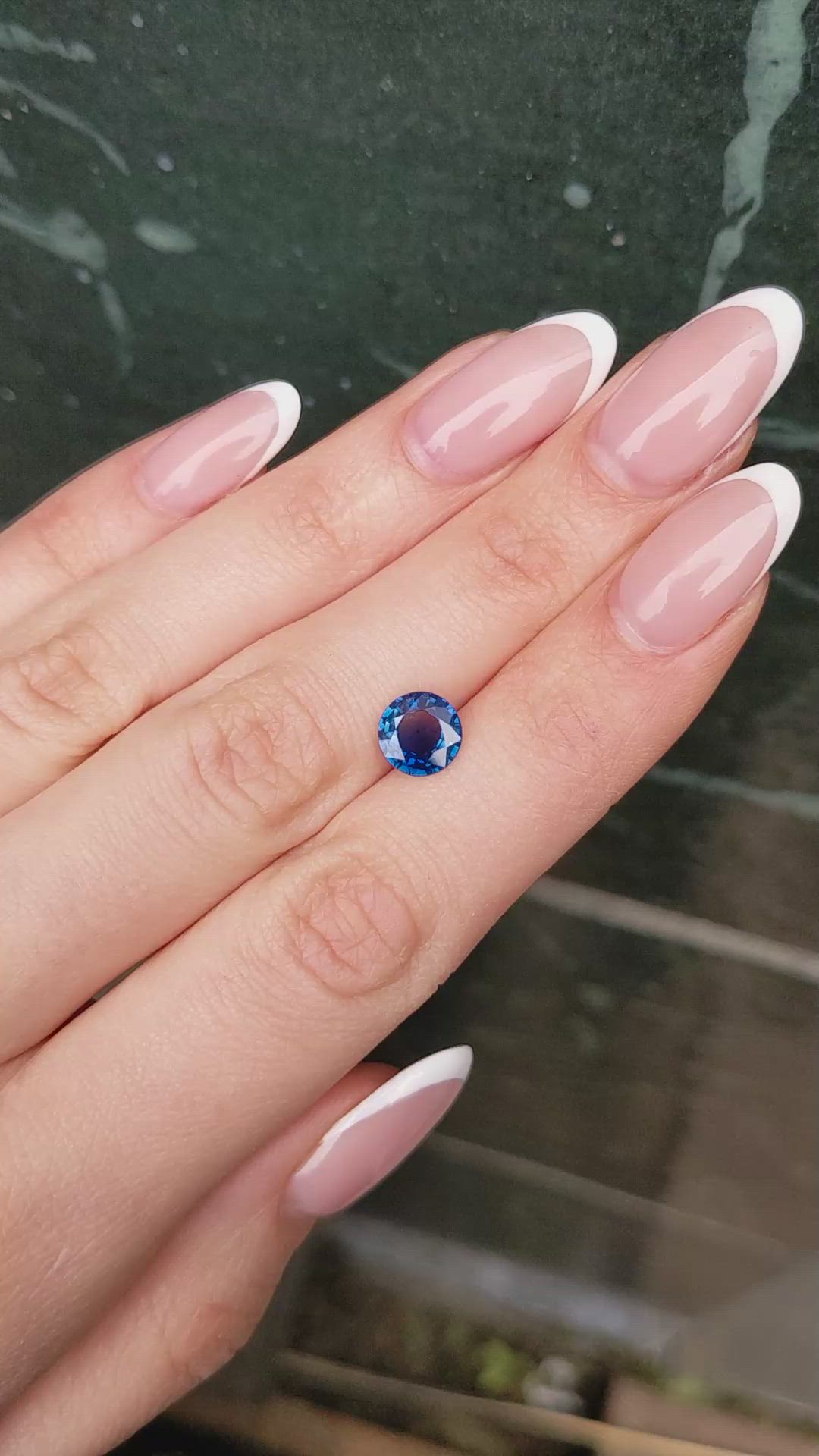 1.97 Ct. Blue Sapphire from Ceylon (Sri Lanka) Size Video