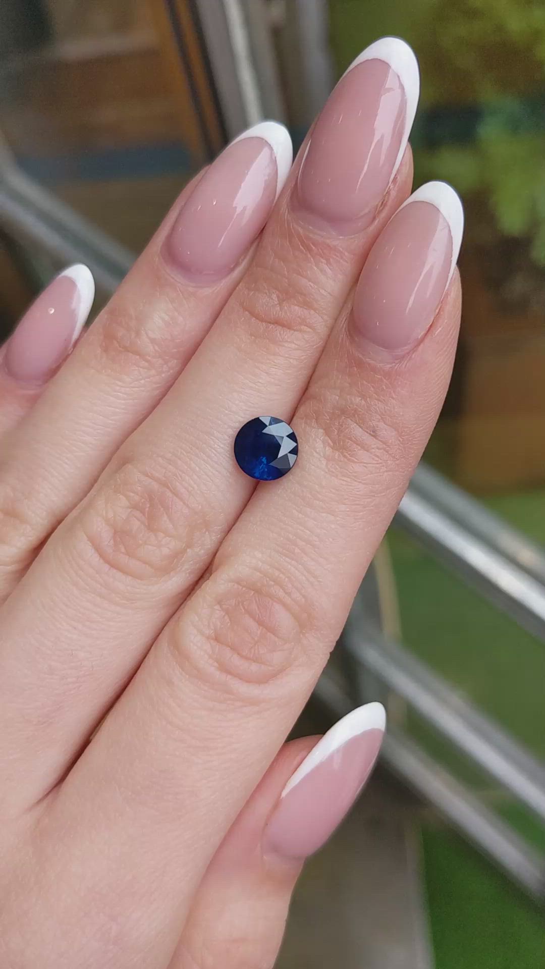 2.40 Ct. Blue Sapphire from Ceylon (Sri Lanka) Size Video
