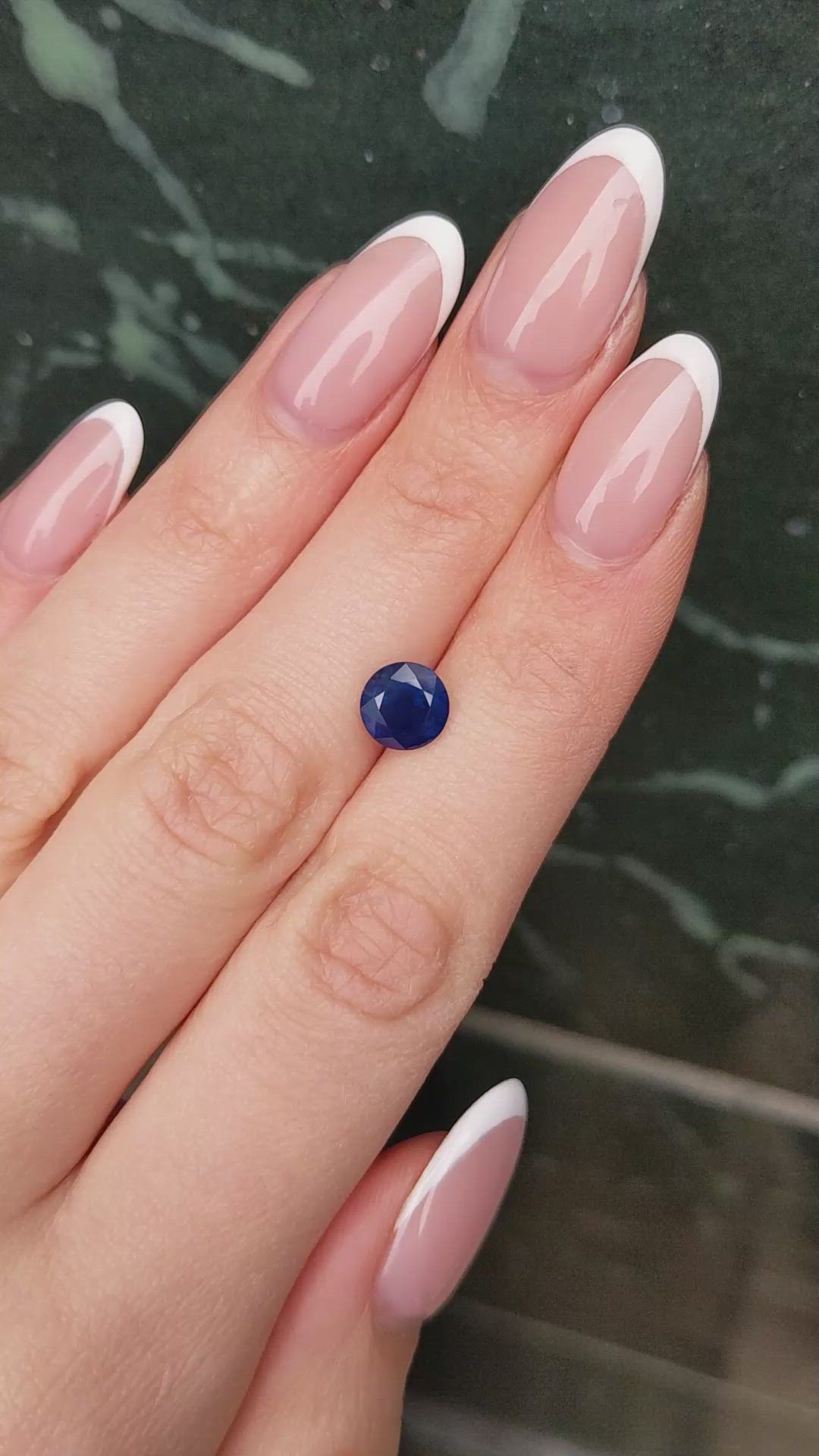 2.52 Ct. Blue Sapphire from Ceylon (Sri Lanka) Size Video