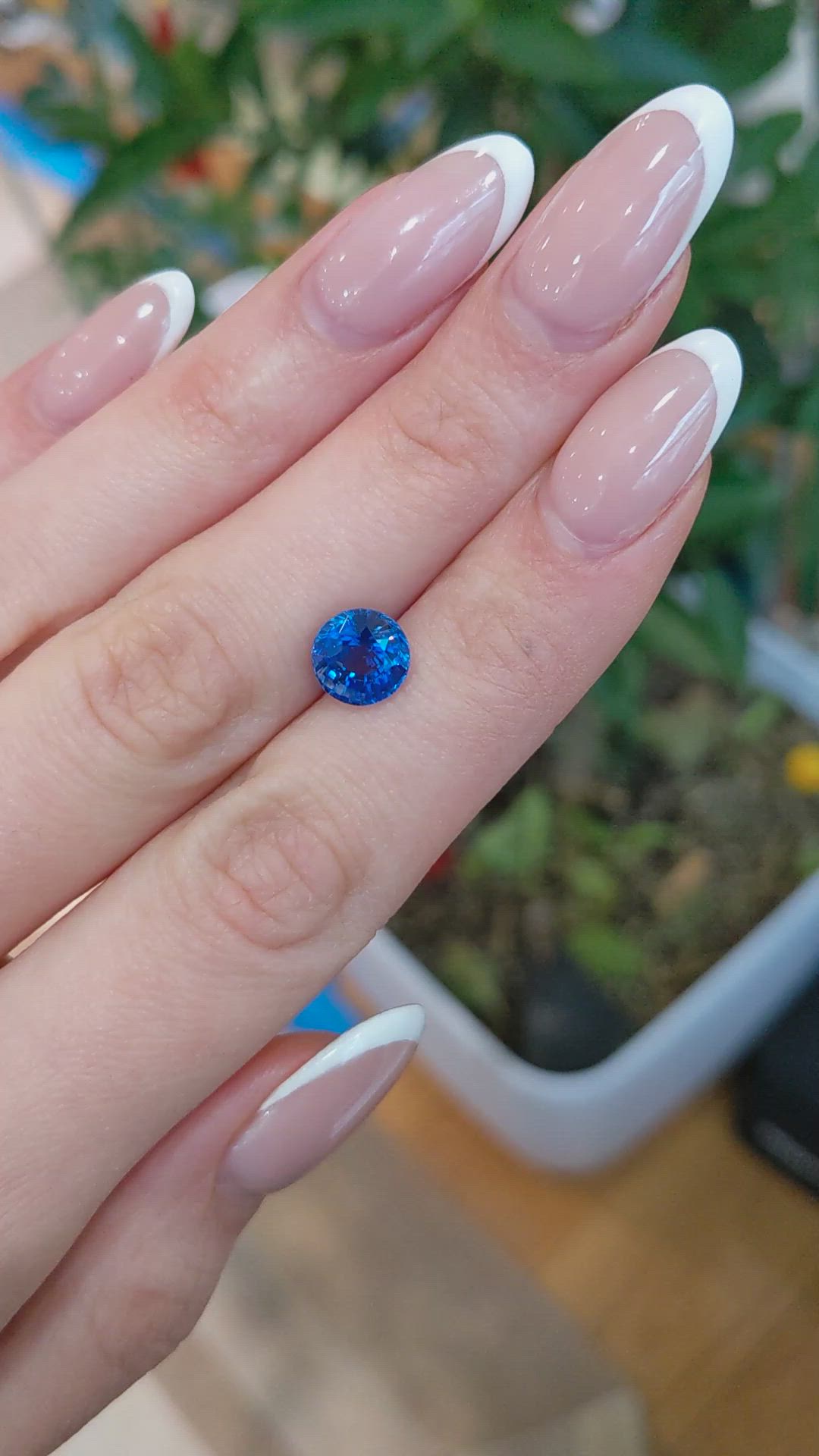 3.48 Ct. Blue Sapphire from Ceylon (Sri Lanka) Size Video