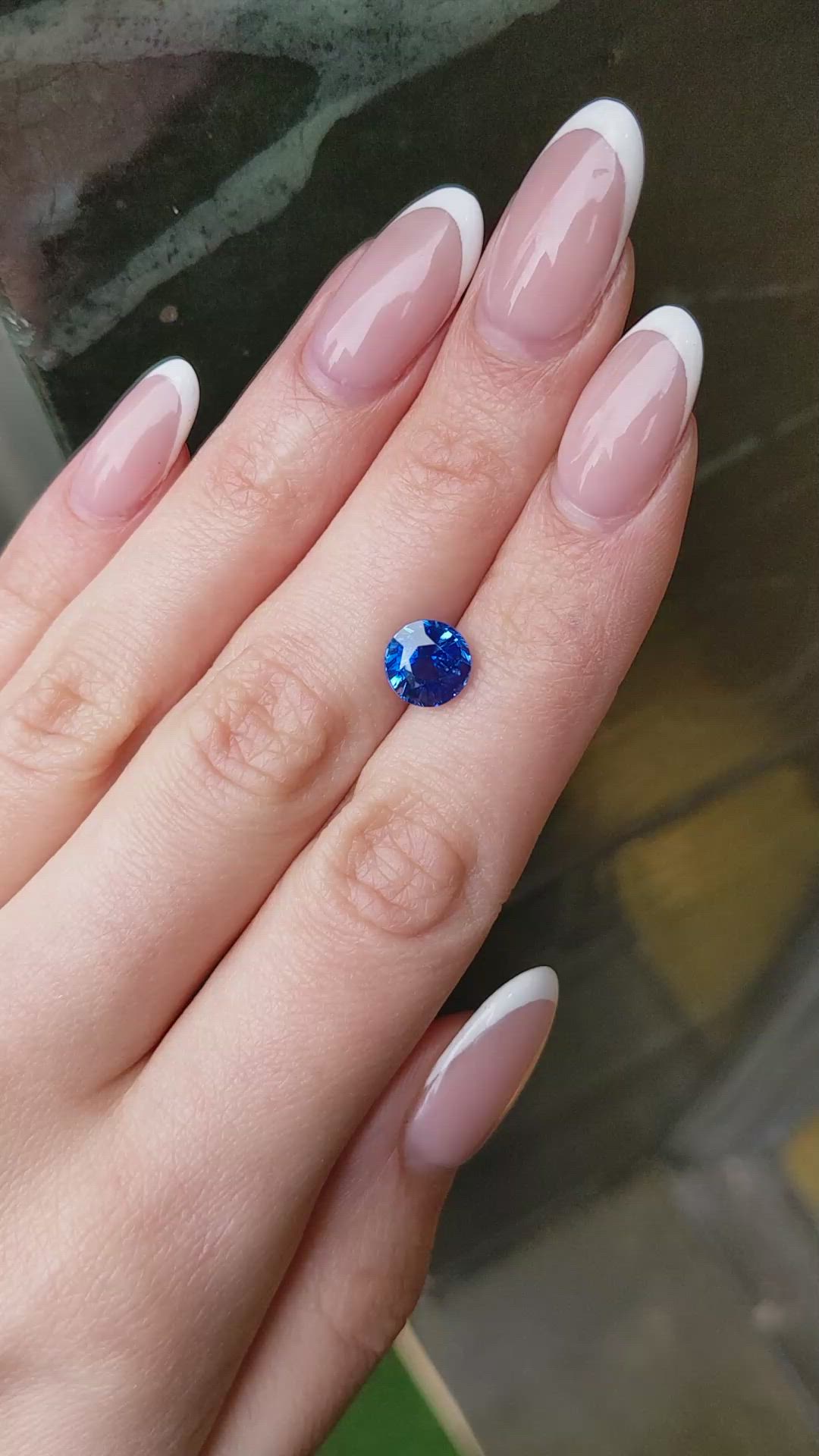 3.48 Ct. Blue Sapphire from Ceylon (Sri Lanka) Size Video