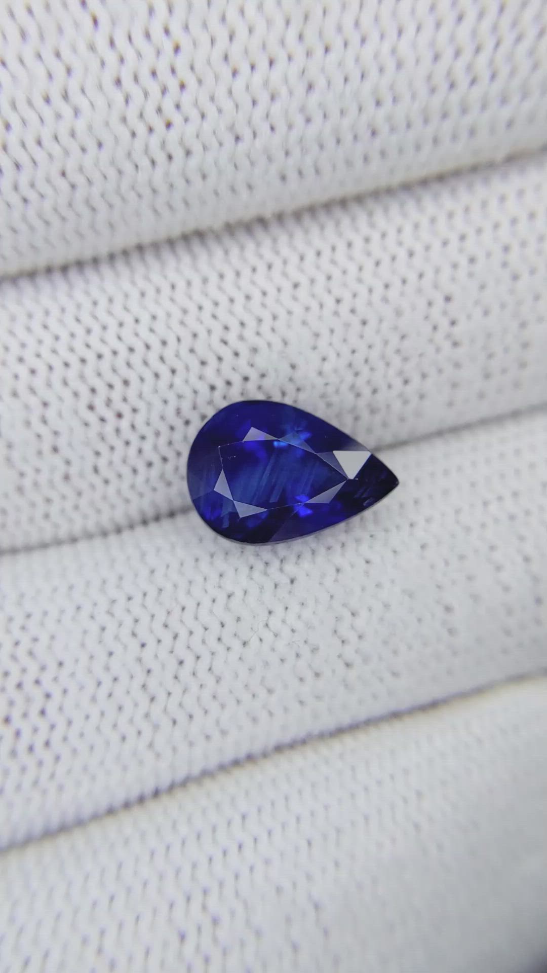 5.08 Ct. Blue Sapphire from Ceylon (Sri Lanka) Size Video