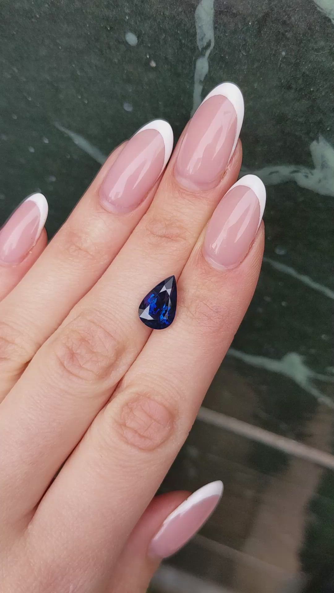 4.27 Ct. Blue Sapphire from Ceylon (Sri Lanka) Size Video