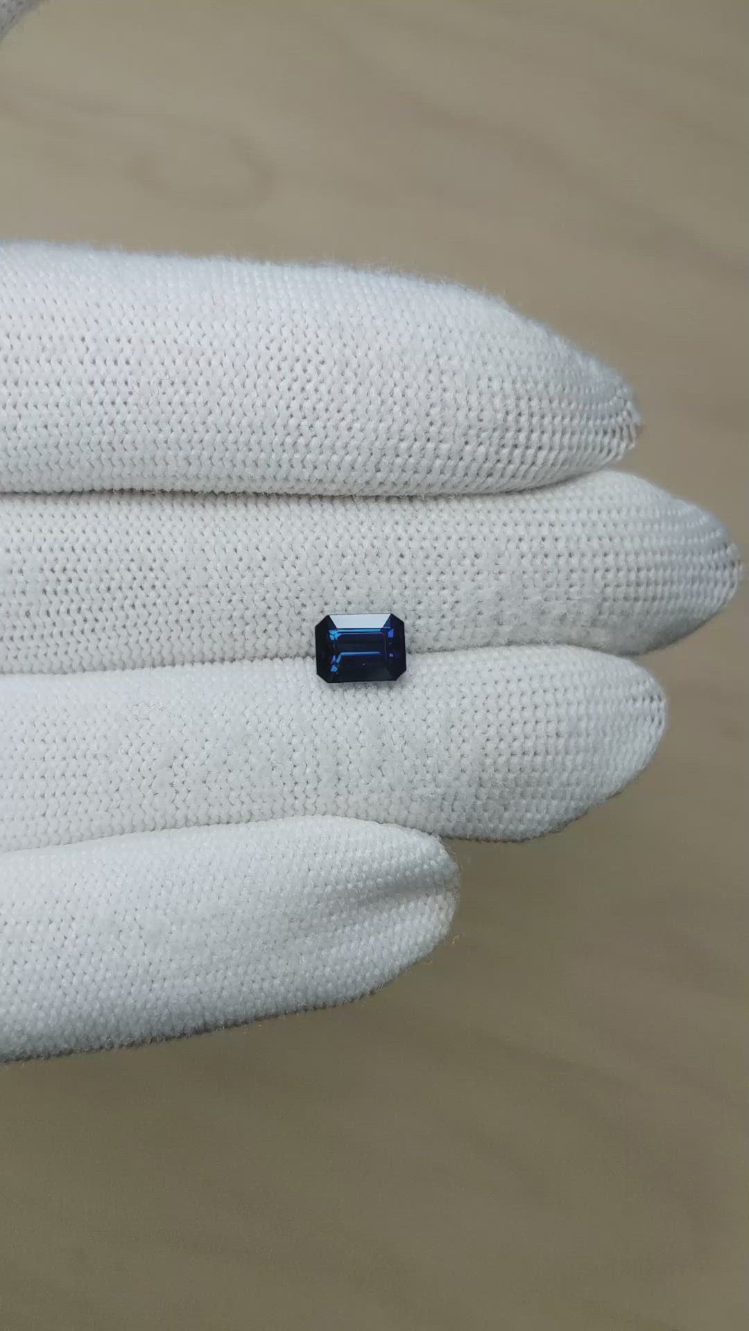 1.99 Ct. Blue Sapphire from Ceylon (Sri Lanka) Size Video
