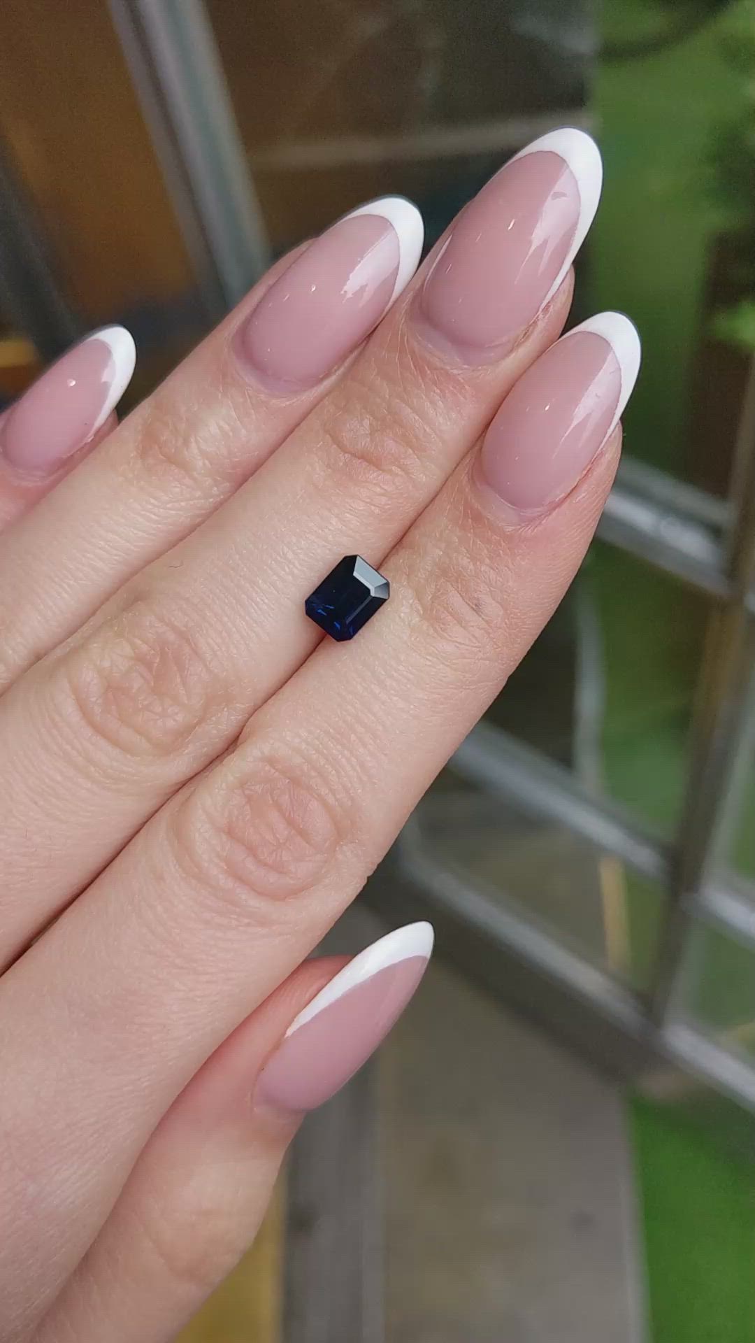 1.99 Ct. Blue Sapphire from Ceylon (Sri Lanka) Size Video