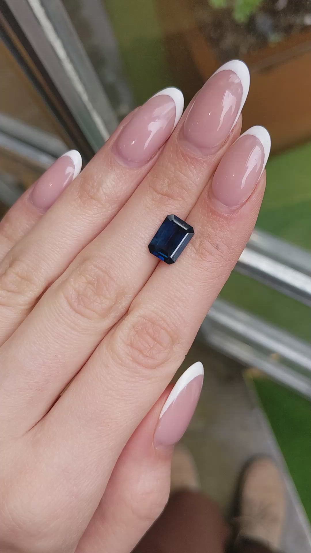 3.52 Ct. Blue Sapphire from Ceylon (Sri Lanka) Size Video