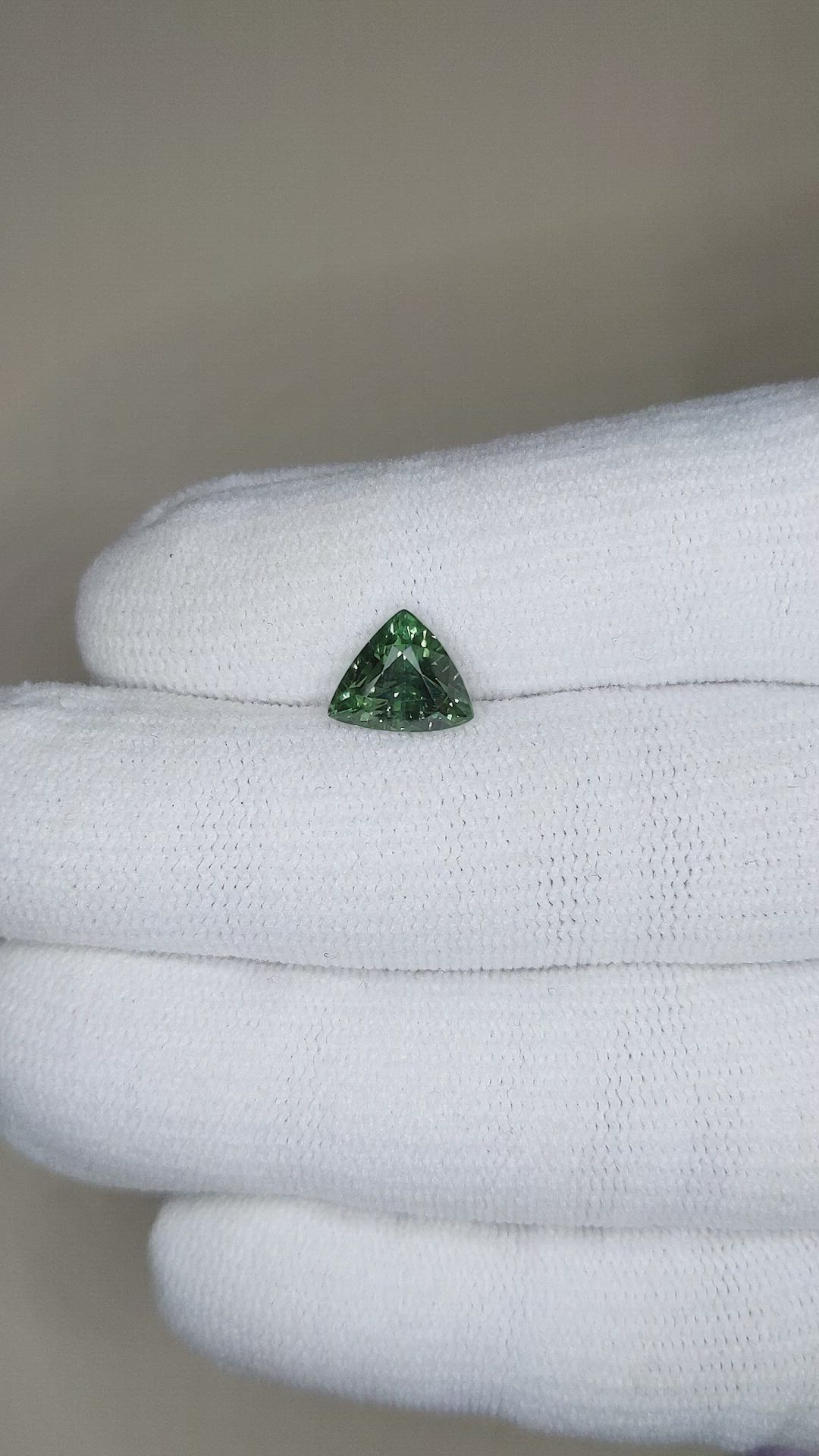2.52 Ct. Green Sapphire from Madagascar Size Video