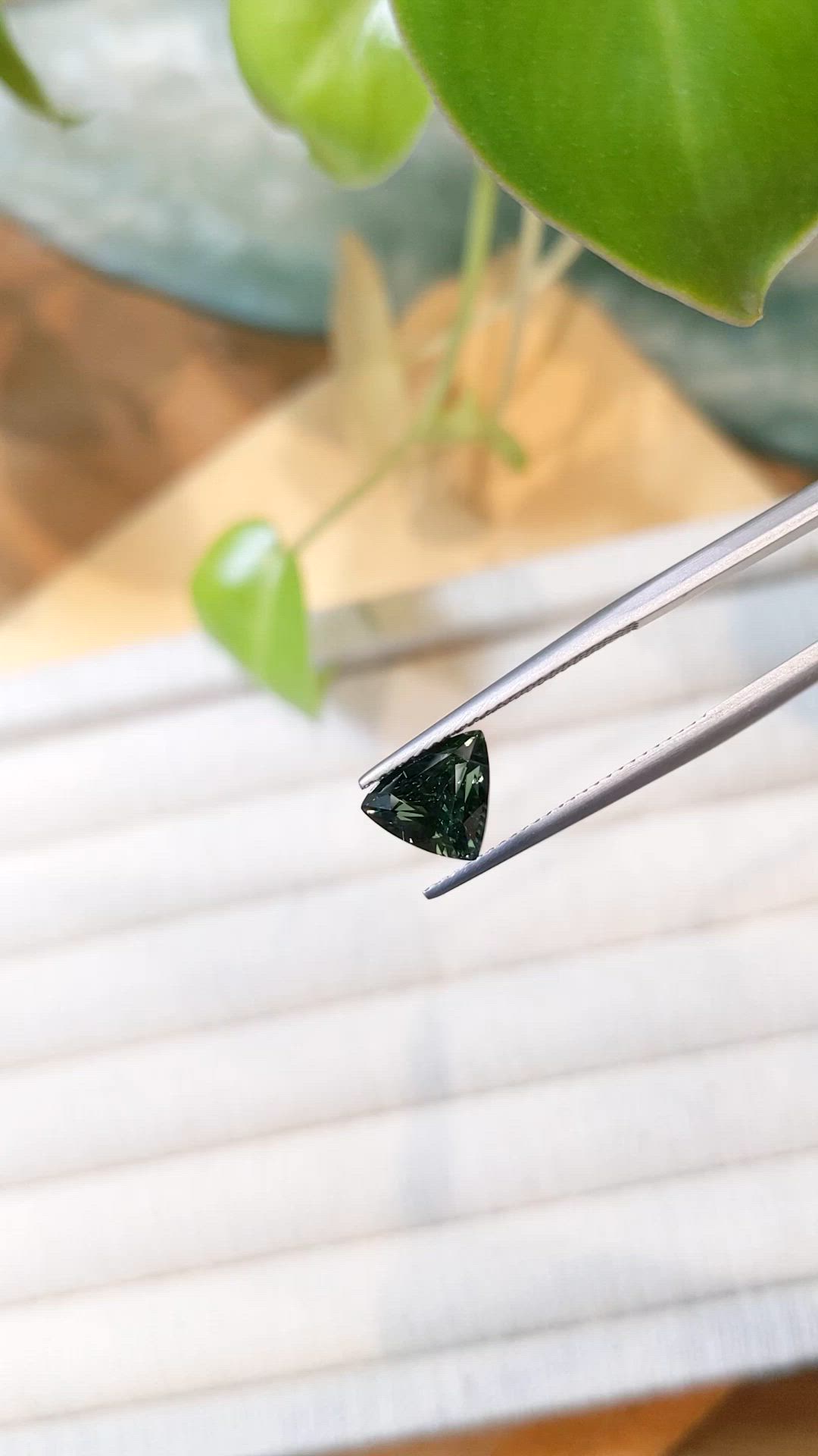 2.52 Ct. Green Sapphire from Madagascar Size Video
