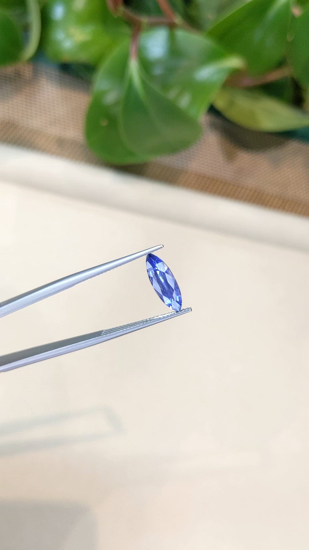 2.25 Ct. Blue Sapphire from Ceylon (Sri Lanka) Size Video