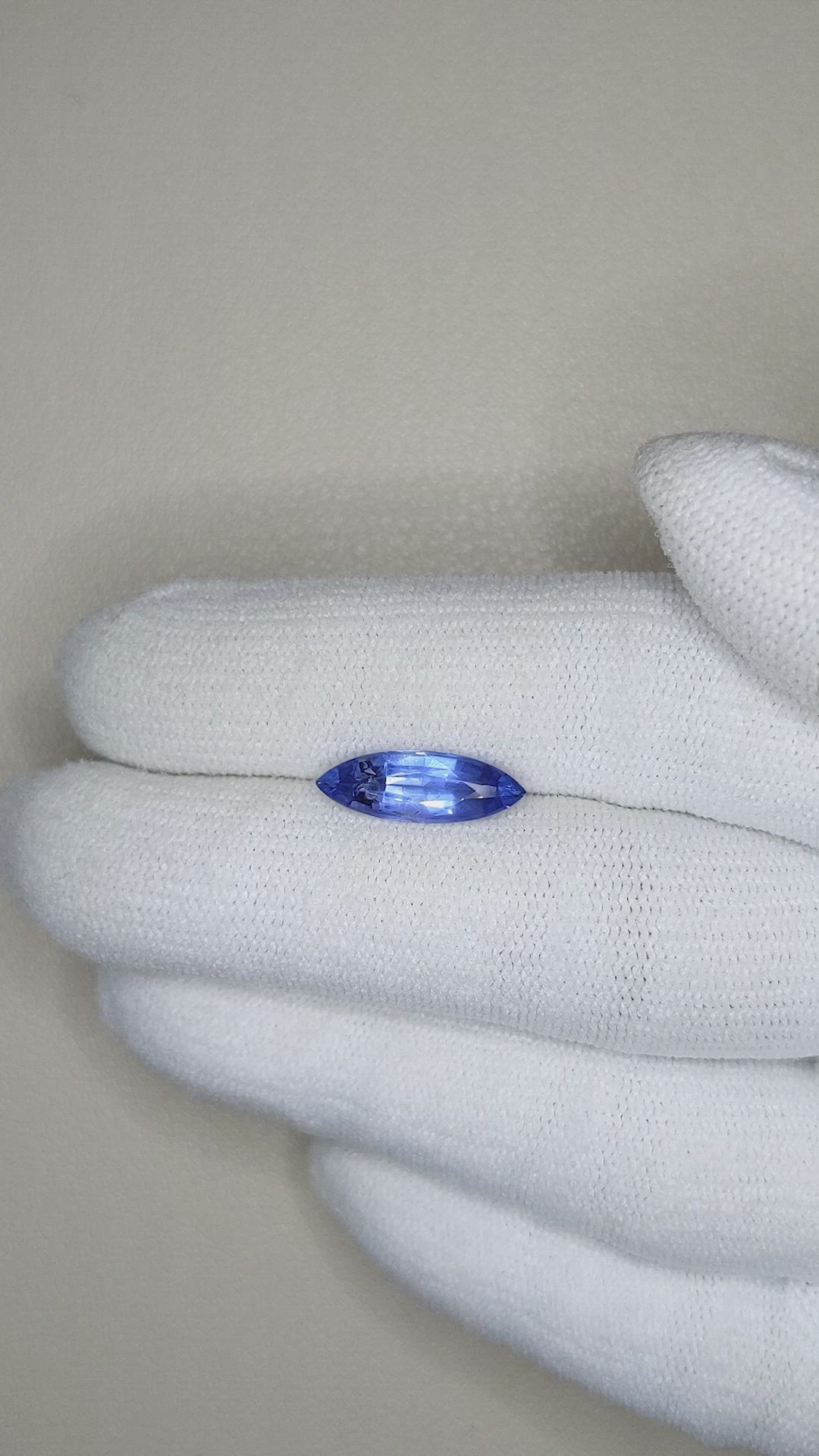 2.25 Ct. Blue Sapphire from Ceylon (Sri Lanka) Size Video