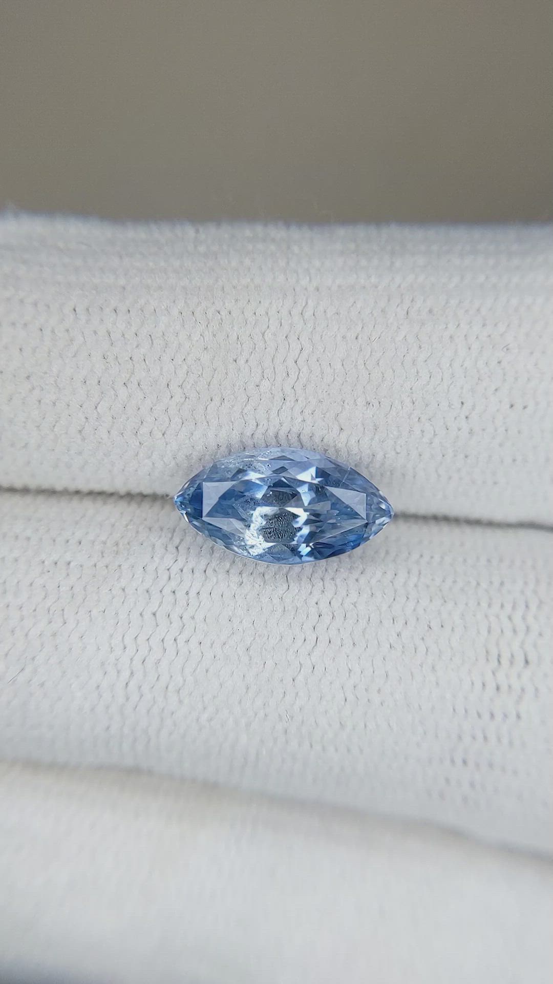 2.67 Ct. Blue Sapphire from Ceylon (Sri Lanka) Size Video