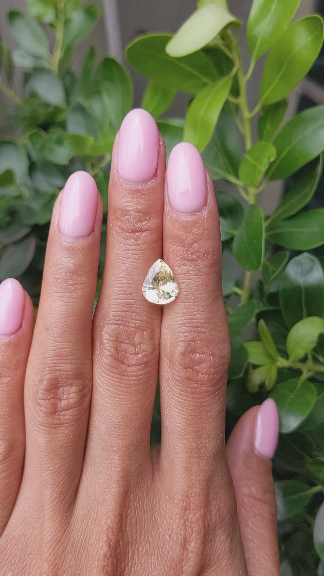 3.00 Ct. Yellow Sapphire from Ceylon (Sri Lanka) Size Video