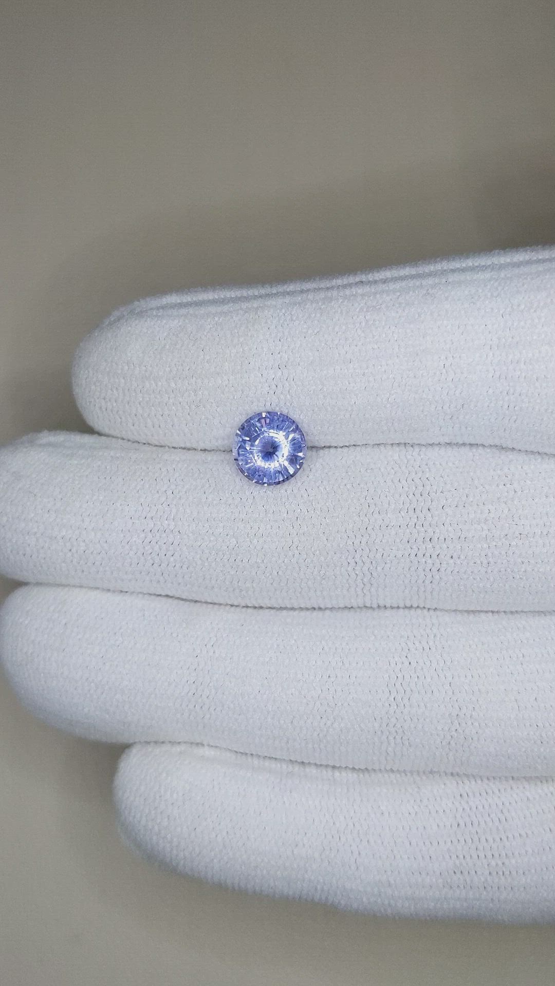 2.00 Ct. Violet Sapphire from Ceylon (Sri Lanka) Size Video
