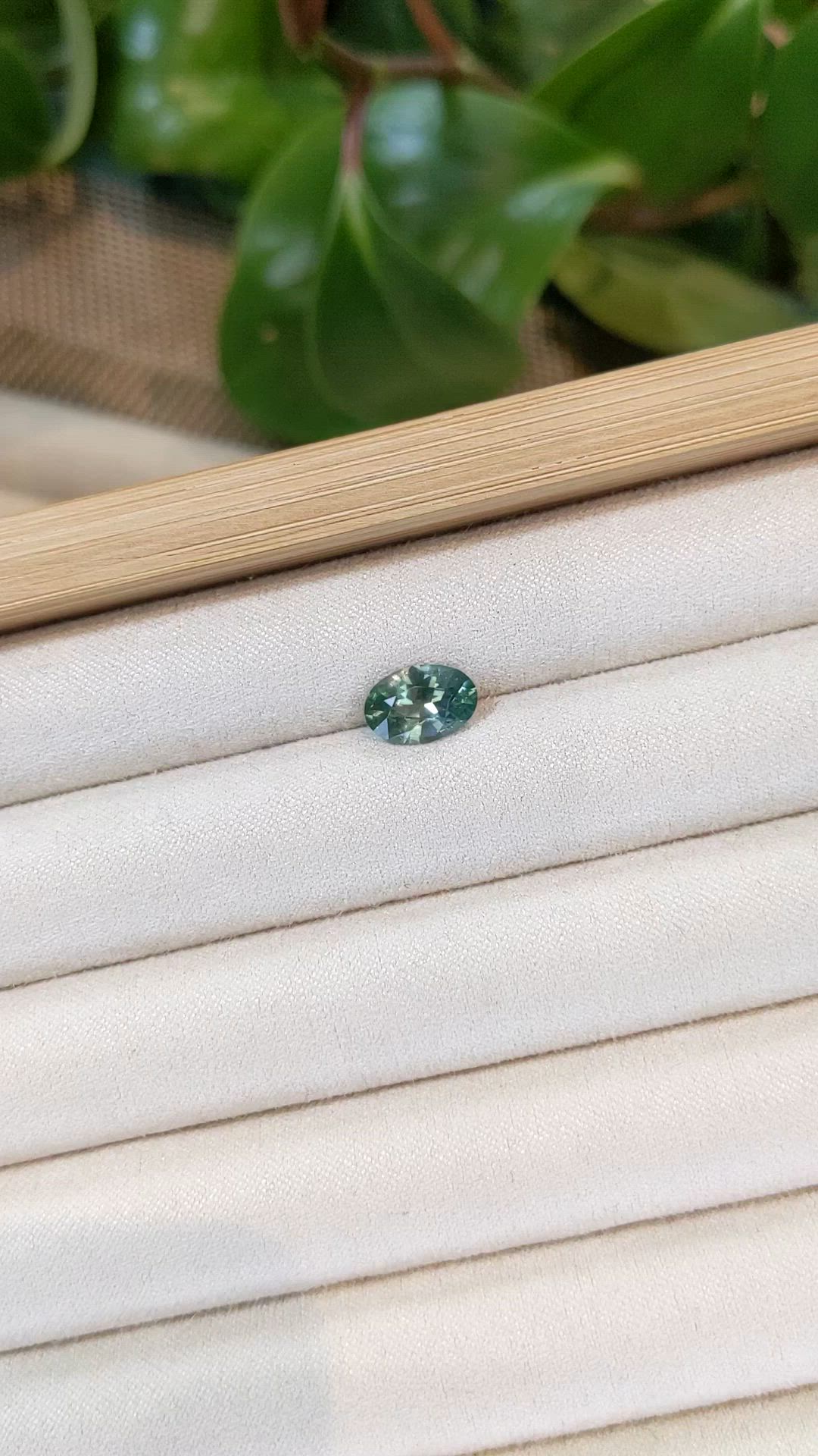 2.15 Ct. Yellowish Green Sapphire from Madagascar Size Video