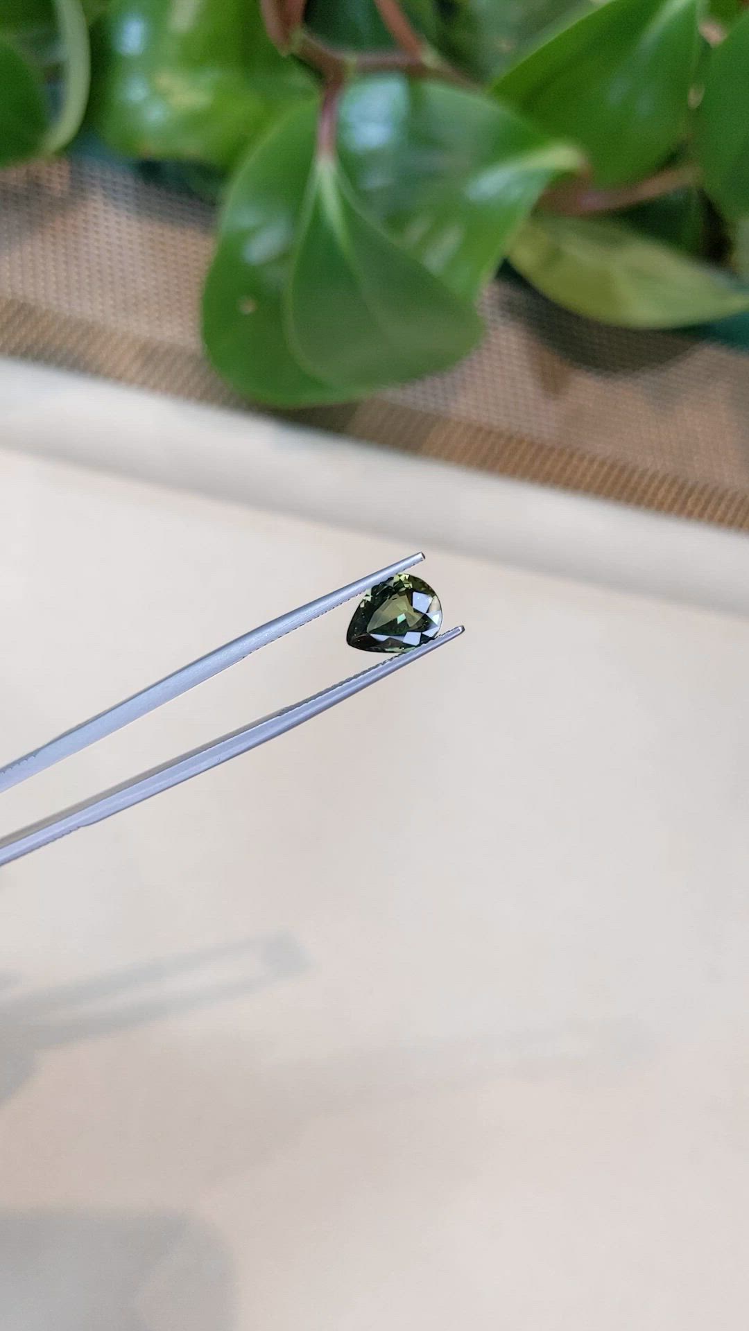 2.20 Ct. Yellowish Green Sapphire from Madagascar Size Video