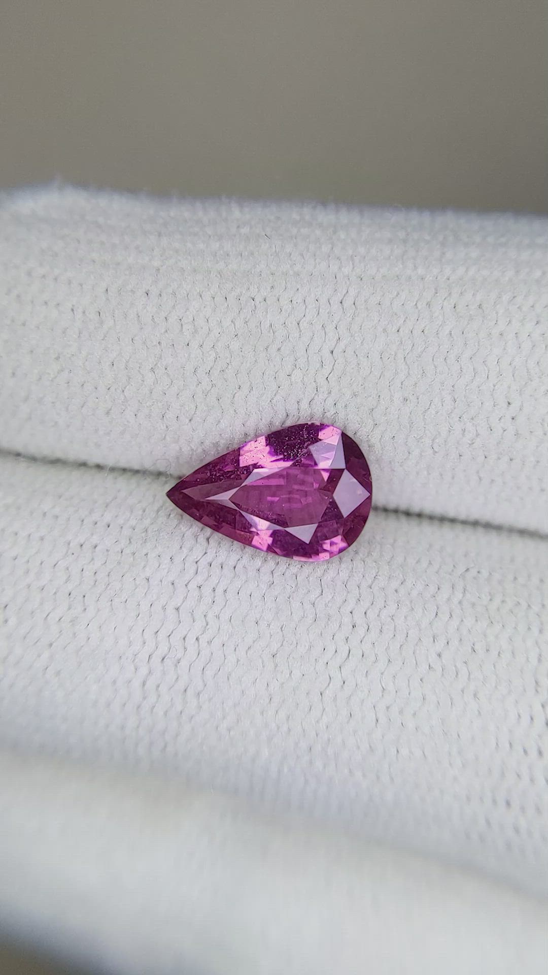 1.77 Ct. Pinkish Purple Sapphire from Madagascar Size Video