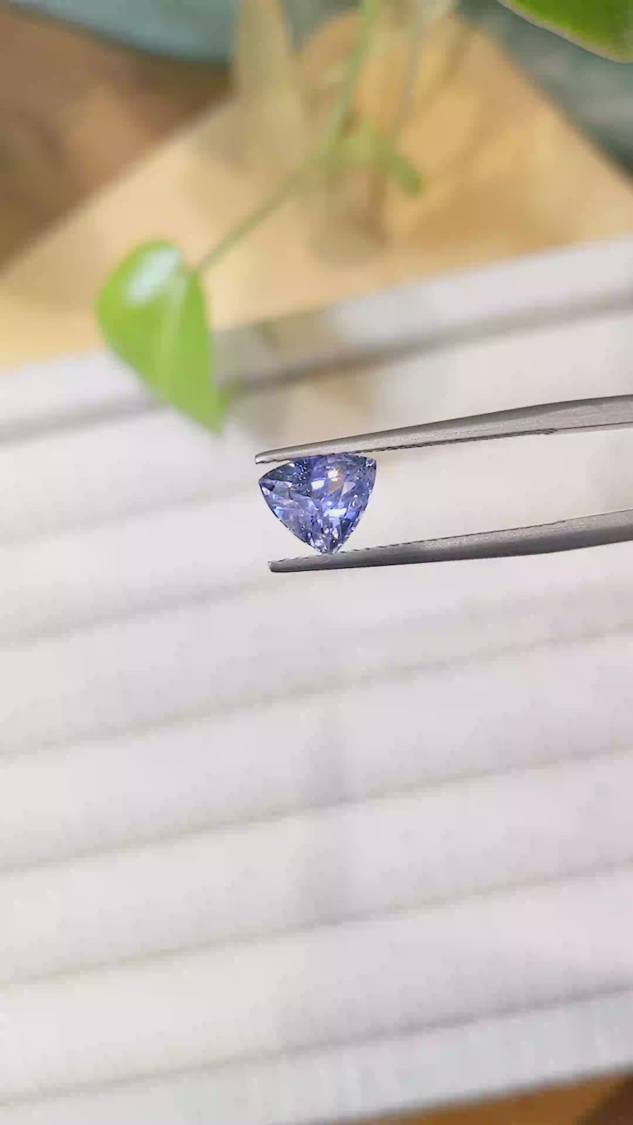 1.78 Ct. Blue Sapphire from Ceylon (Sri Lanka) Size Video