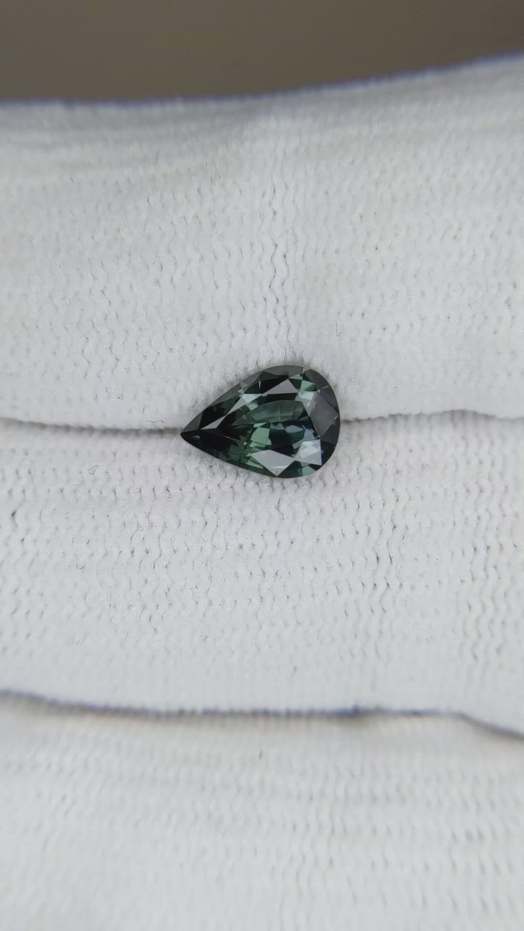 1.60 Ct. Bluish Green Sapphire from Madagascar Size Video