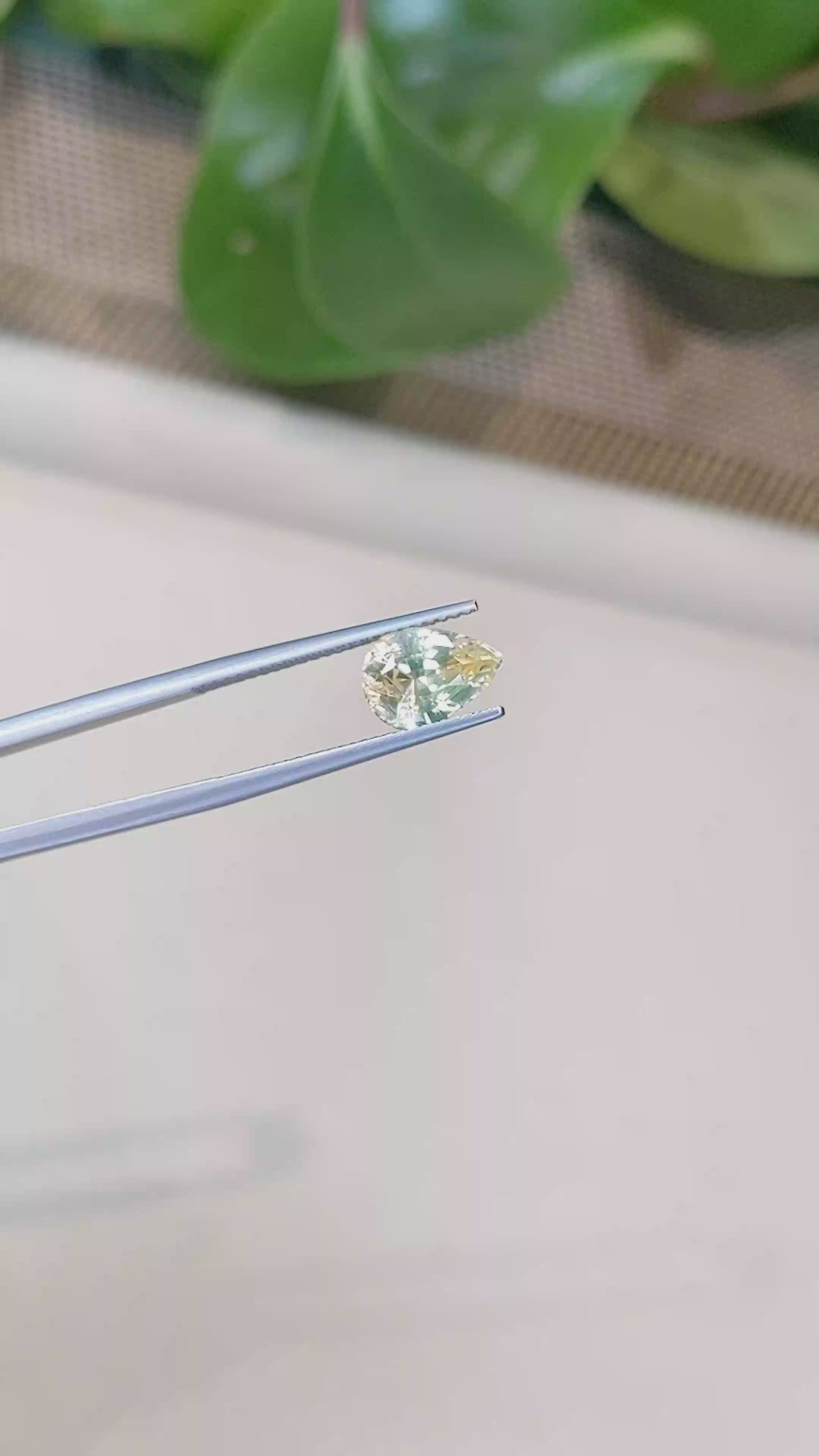 2.57 Ct. Yellow Sapphire from Ceylon (Sri Lanka) Size Video