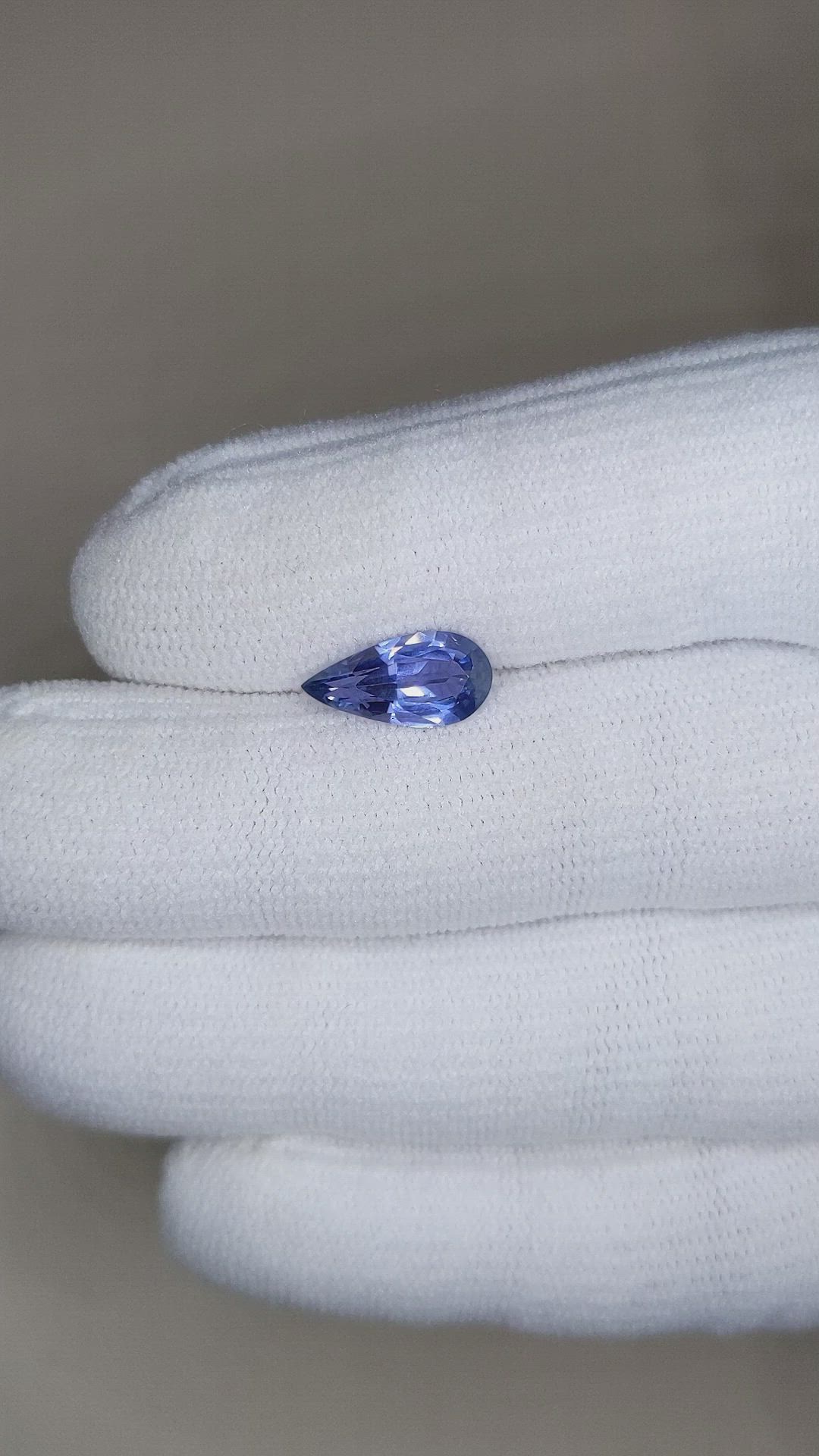 2.08 Ct. Blue Sapphire from Ceylon (Sri Lanka) Size Video