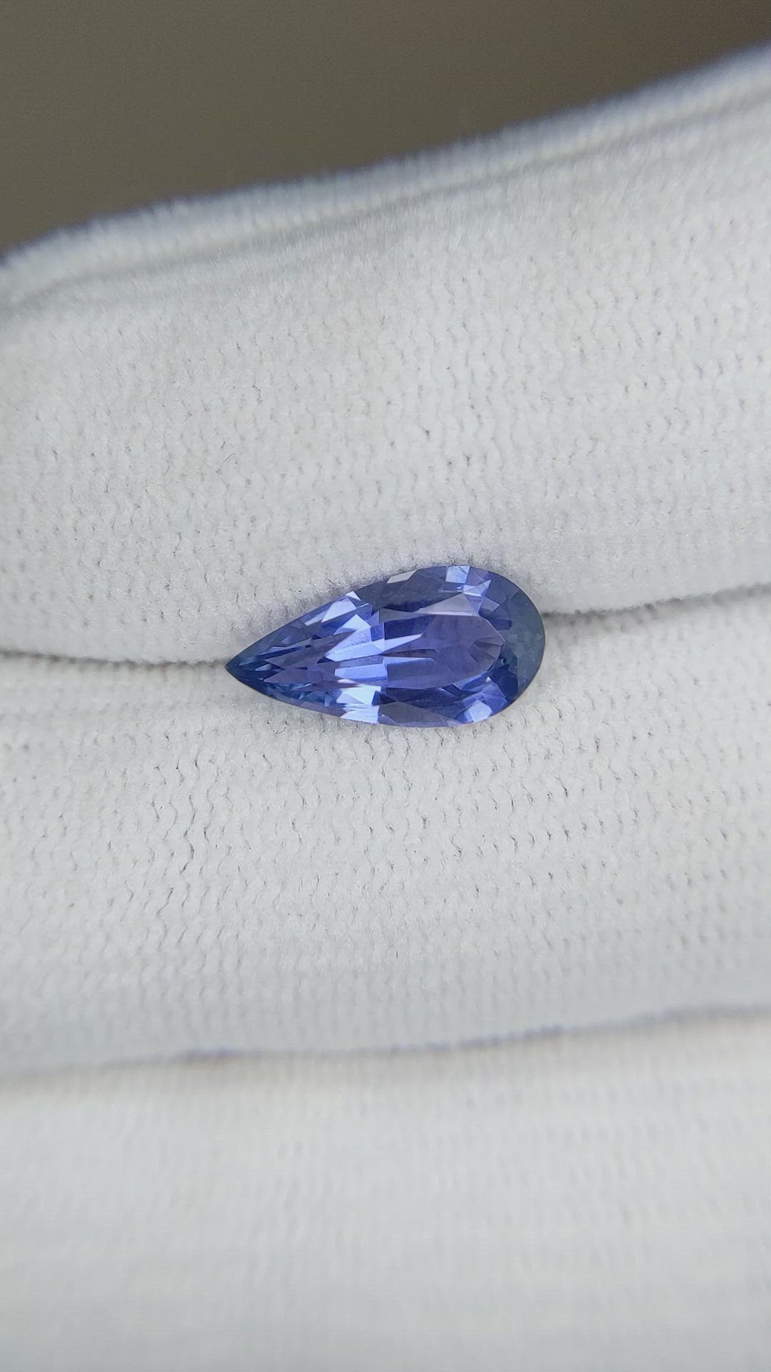 2.08 Ct. Blue Sapphire from Ceylon (Sri Lanka) Size Video