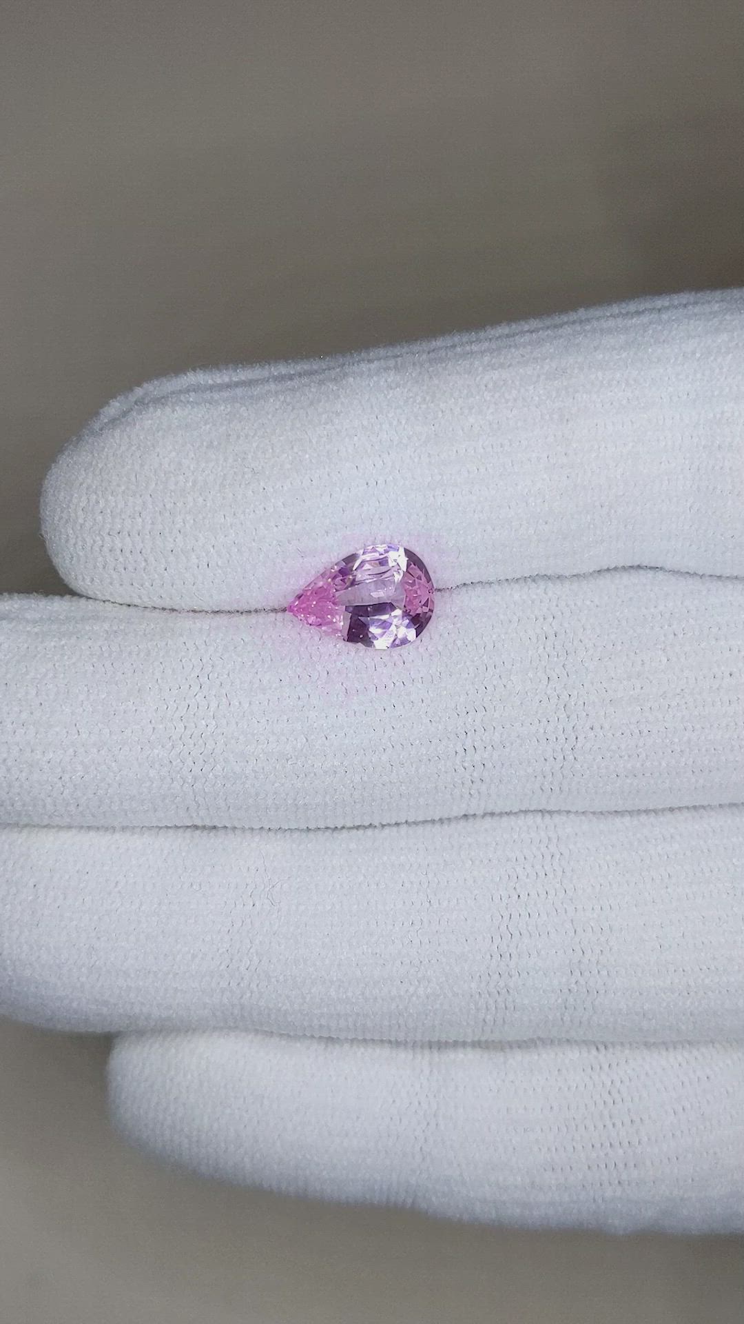 2.34 Ct. Pink Sapphire from Ceylon (Sri Lanka) Size Video