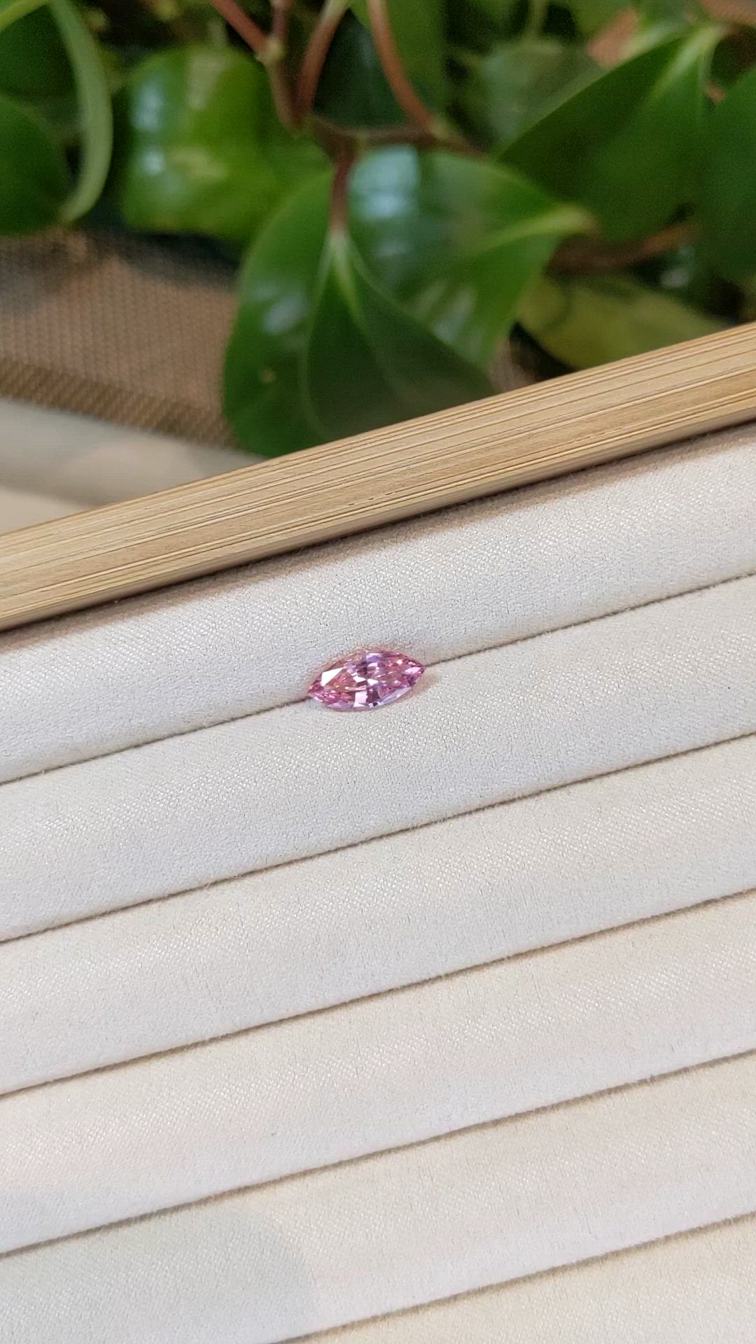 2.02 Ct. Pink Sapphire from Ceylon (Sri Lanka) Size Video