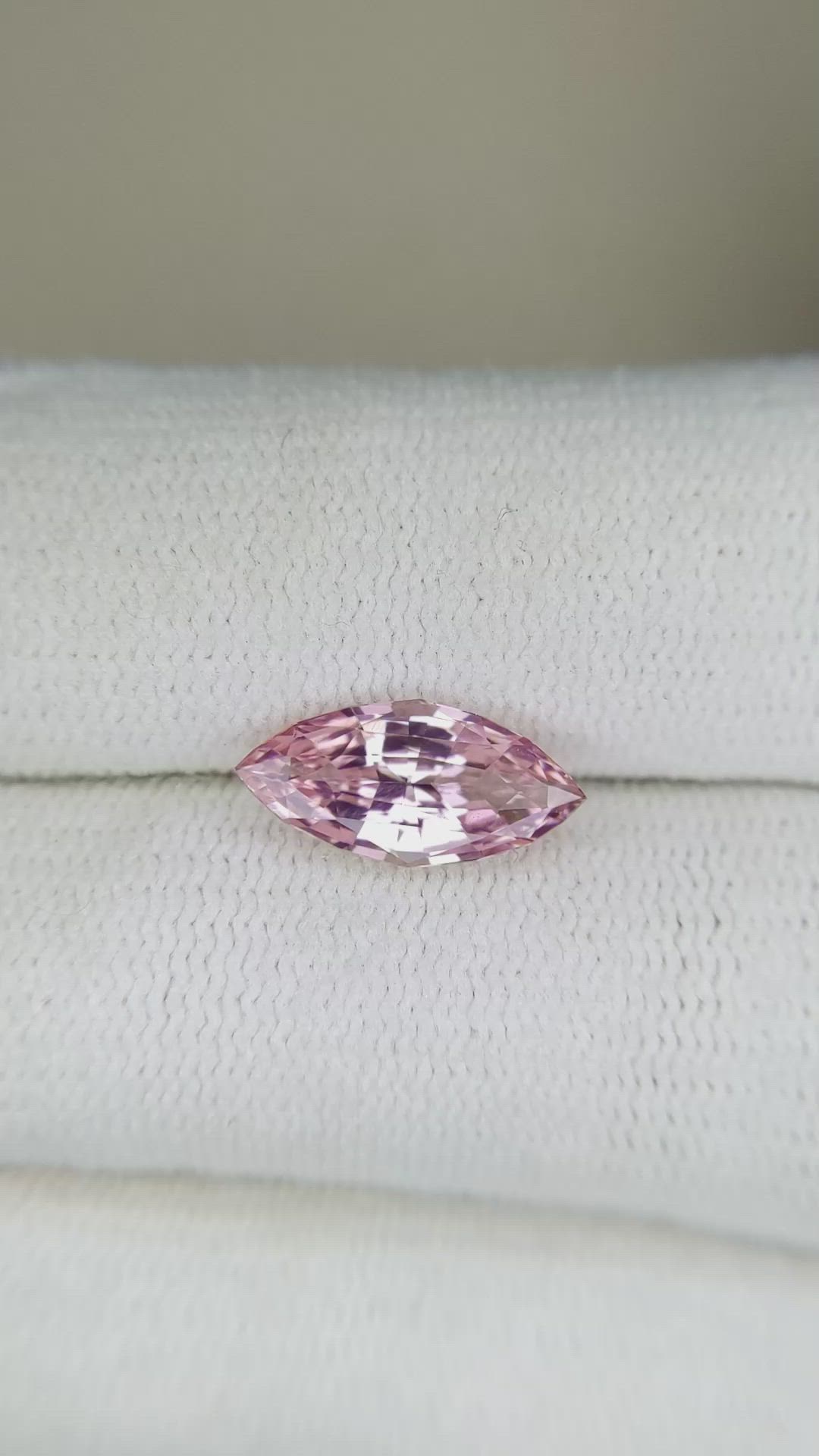 2.02 Ct. Pink Sapphire from Ceylon (Sri Lanka) Size Video