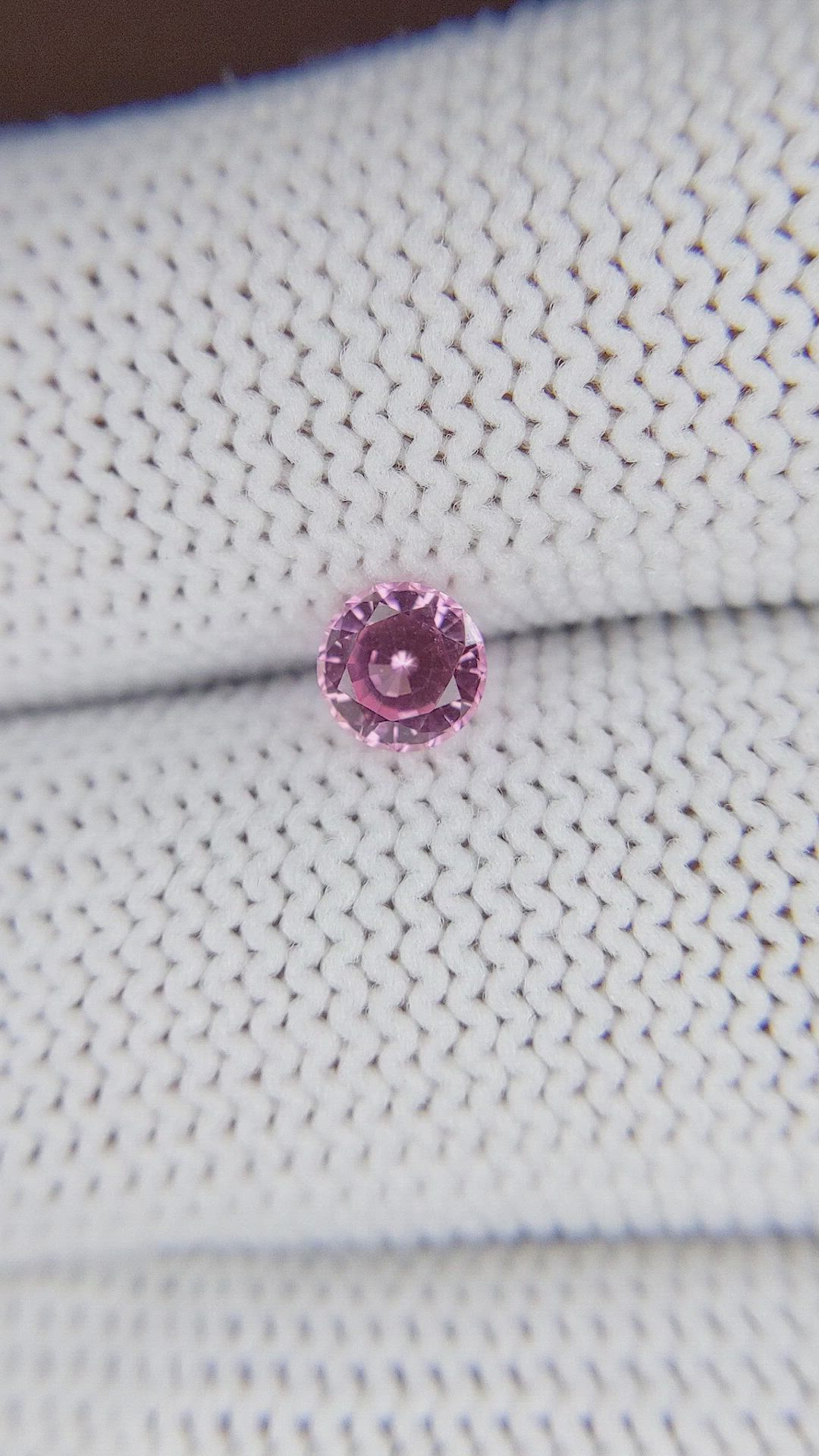 0.60 Ct. Pink Sapphire from Ceylon (Sri Lanka) Size Video