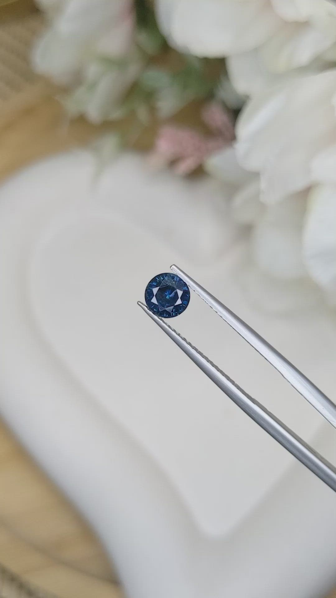 1.07 Ct. Blue Sapphire from Madagascar Size Video