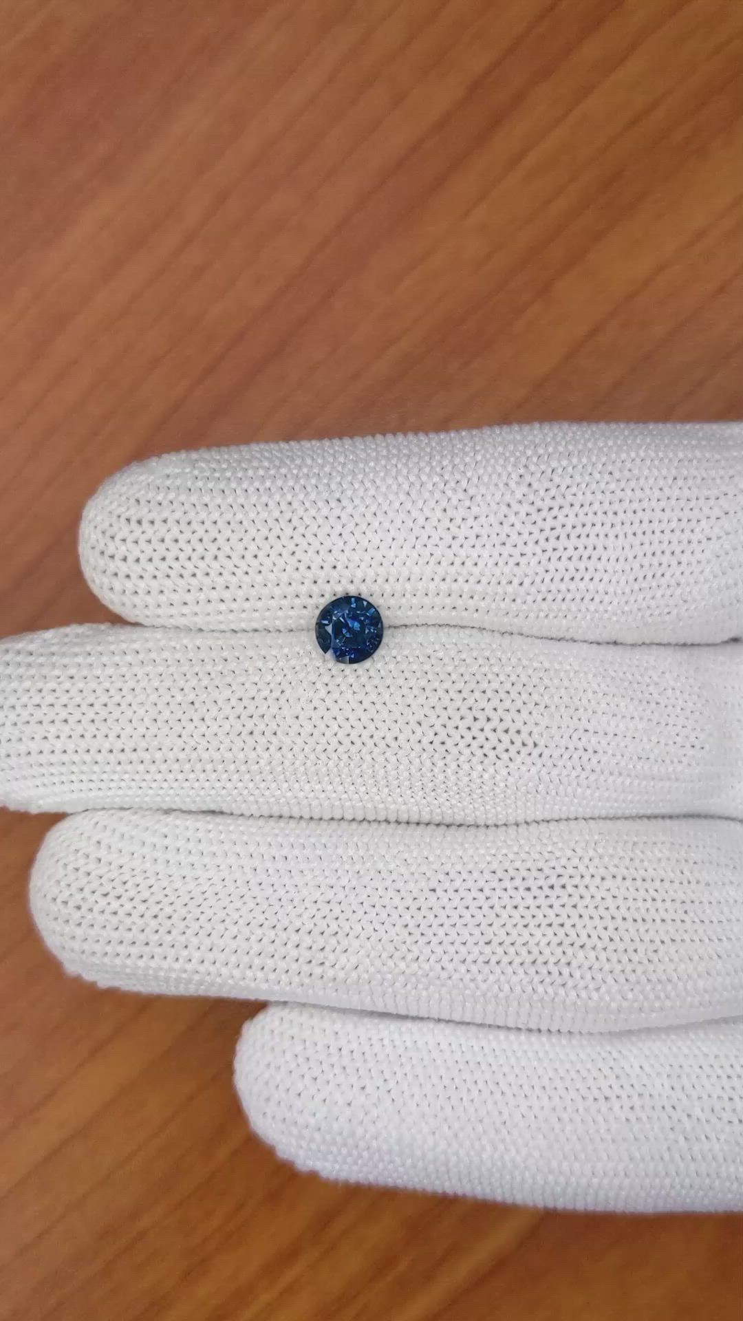 1.07 Ct. Blue Sapphire from Madagascar Size Video
