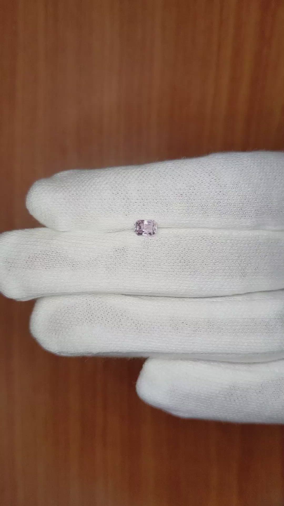 0.47 Ct. Pink Sapphire from Ceylon (Sri Lanka) Size Video