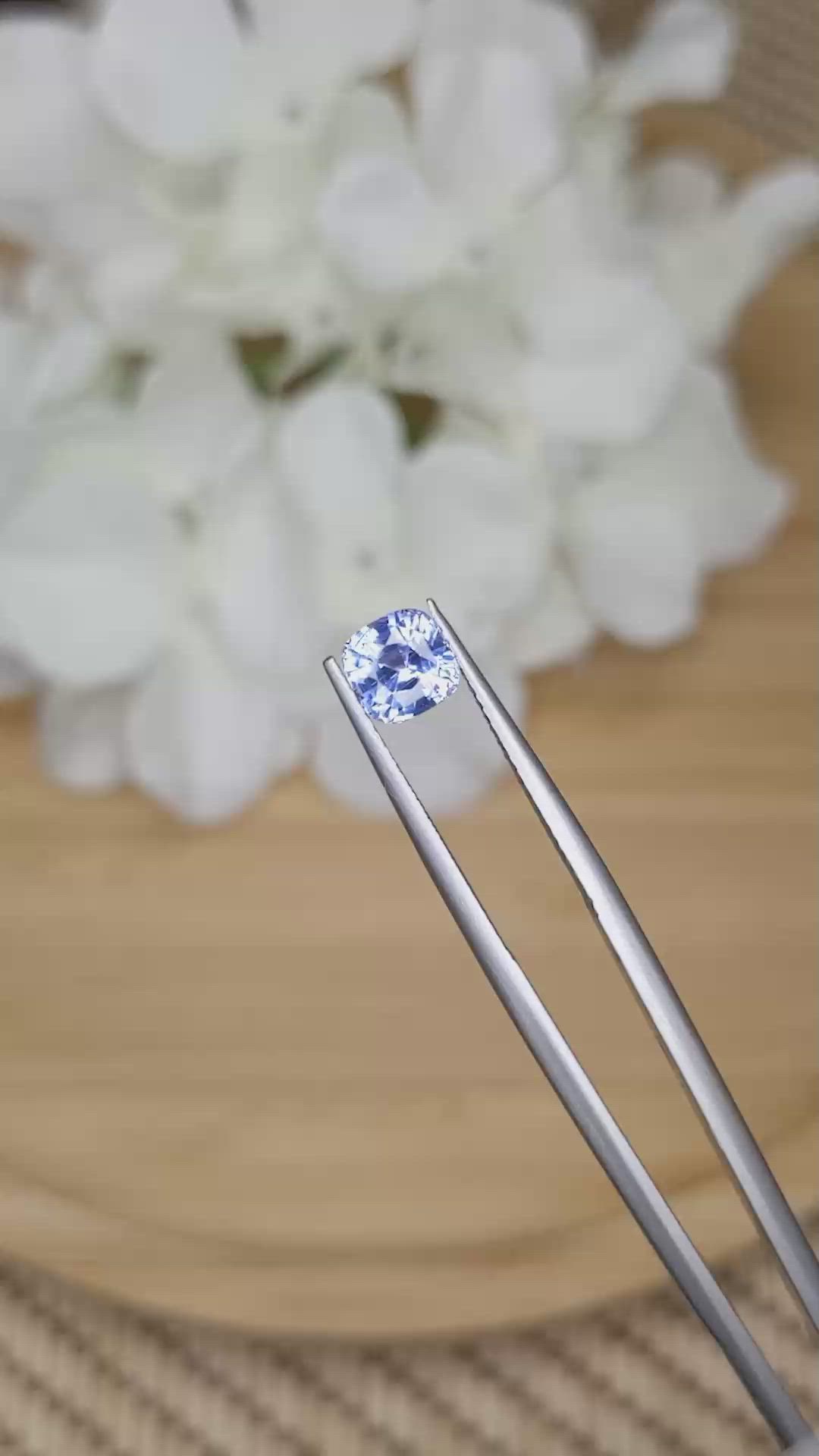 1.27 Ct. Blue Sapphire from Madagascar Size Video